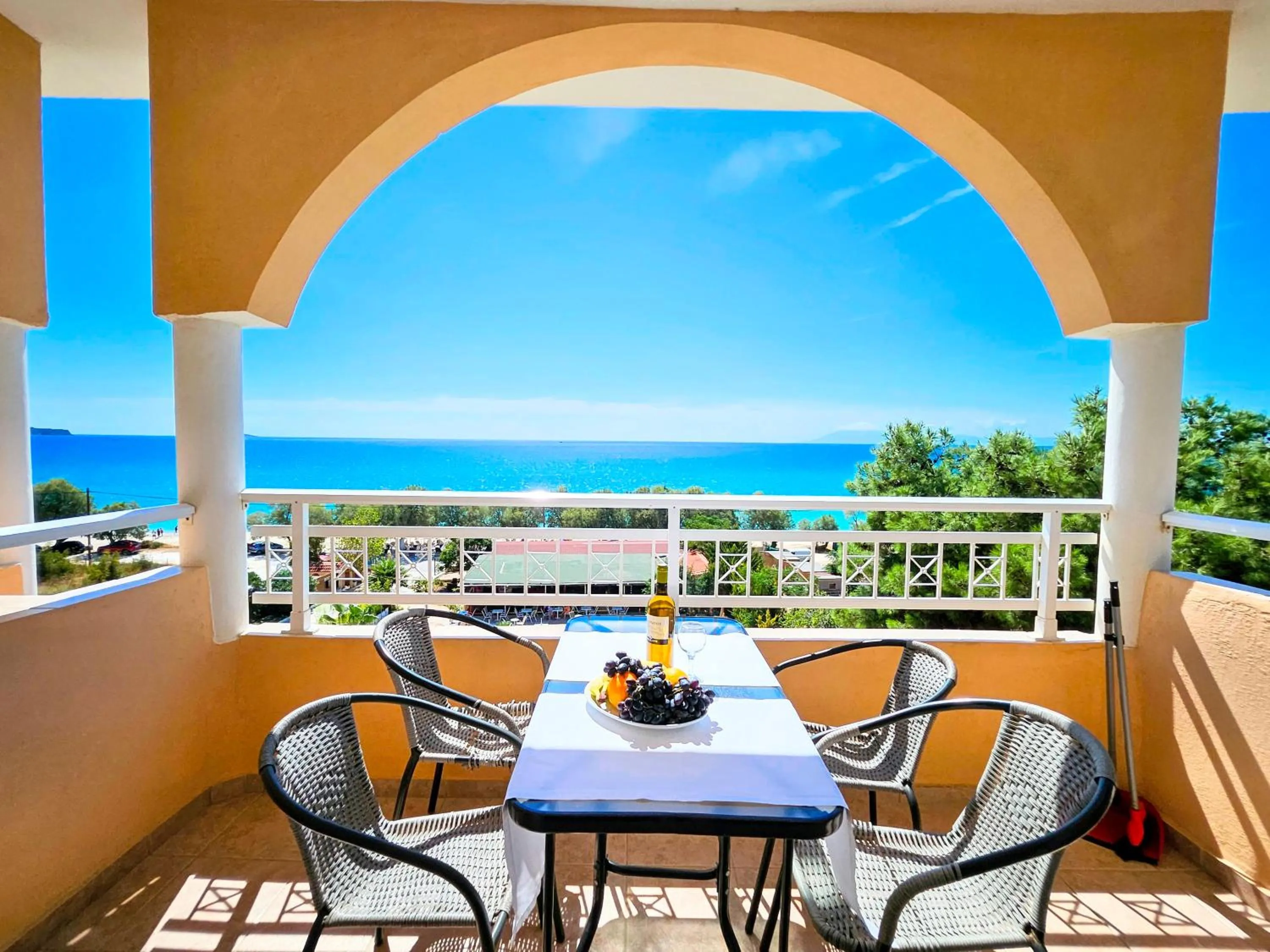 Patio in Grand Beach Hotel Thassos