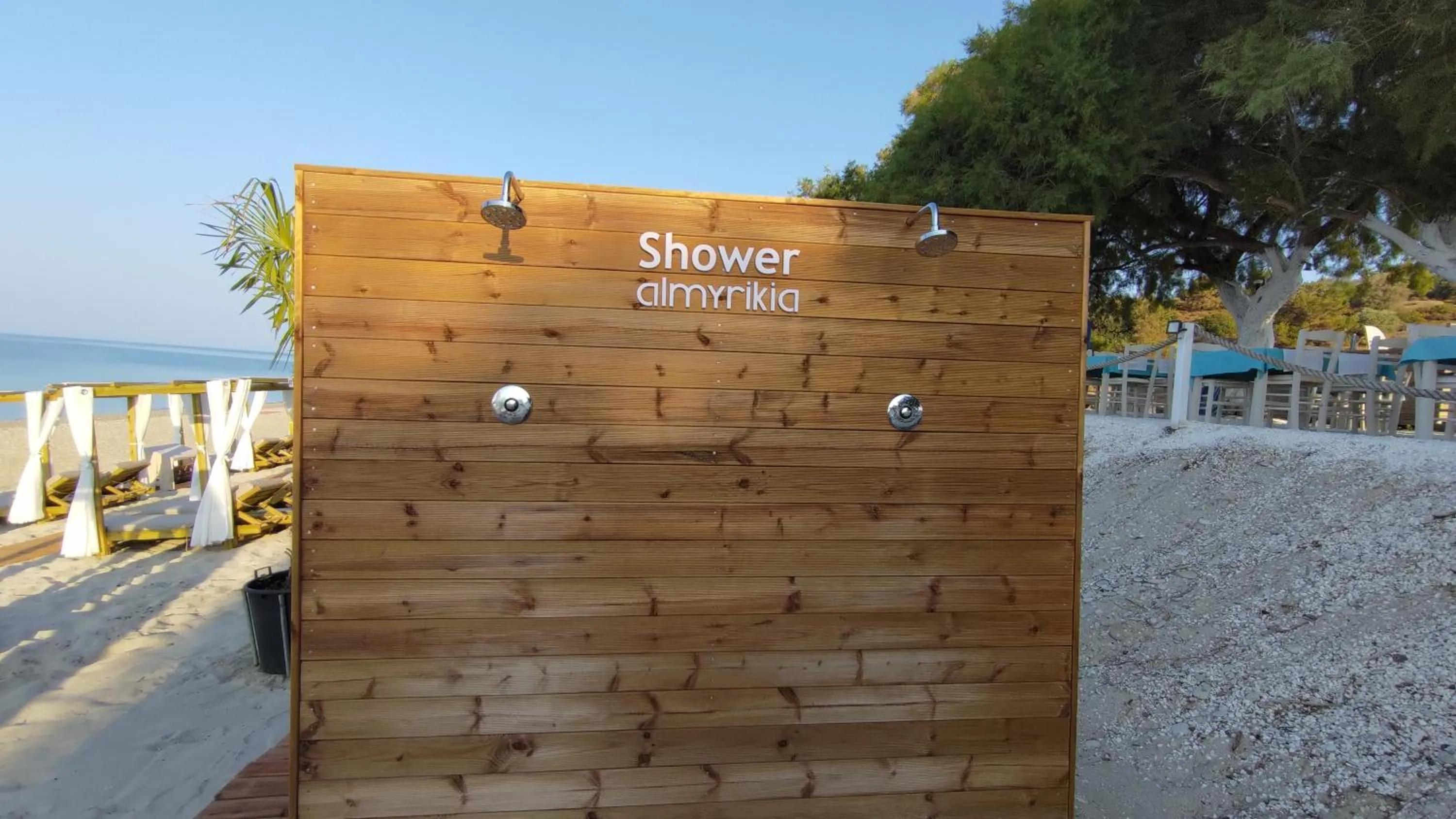 Shower in Grand Beach Hotel Thassos