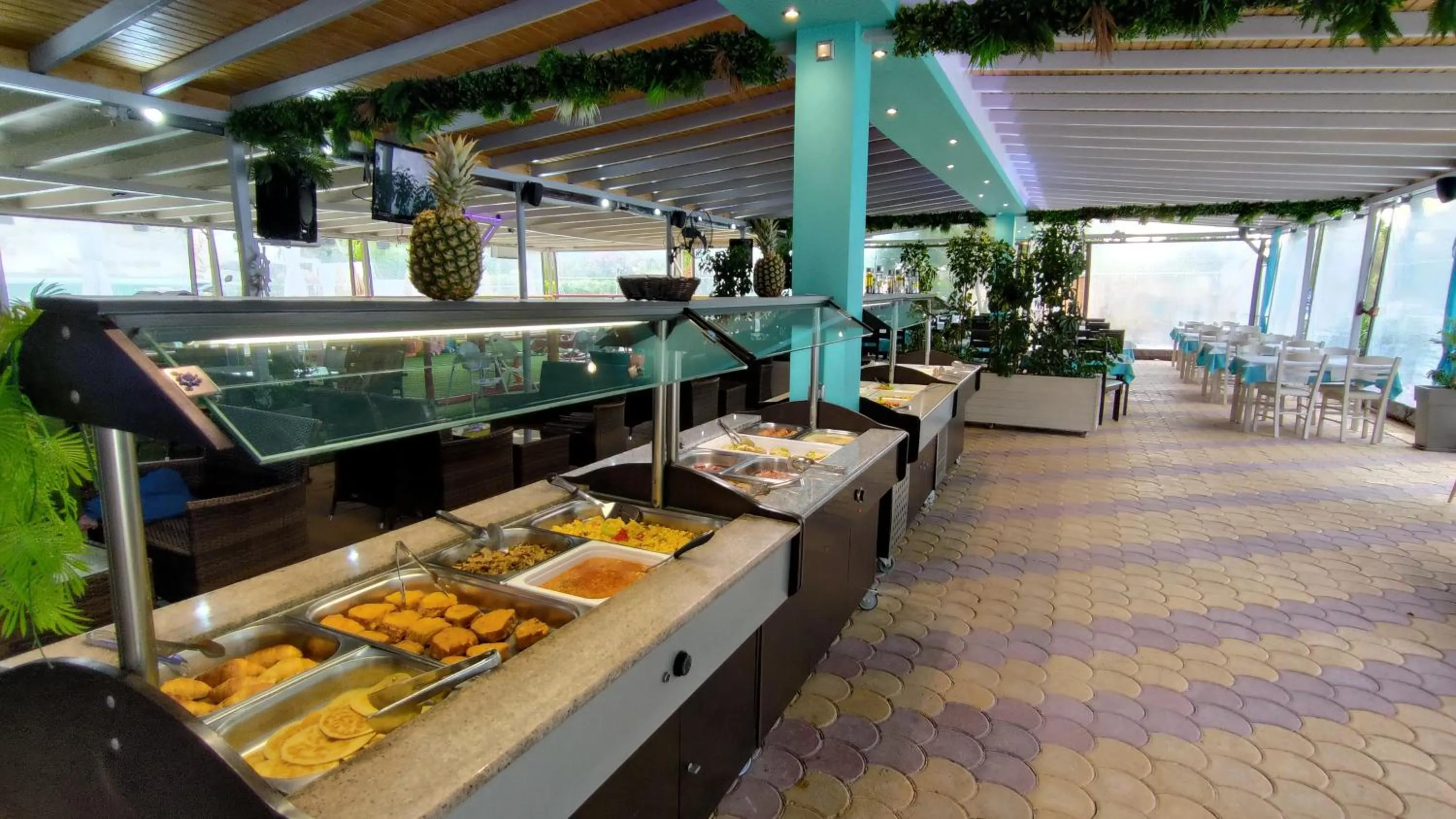 Buffet breakfast in Grand Beach Hotel Thassos