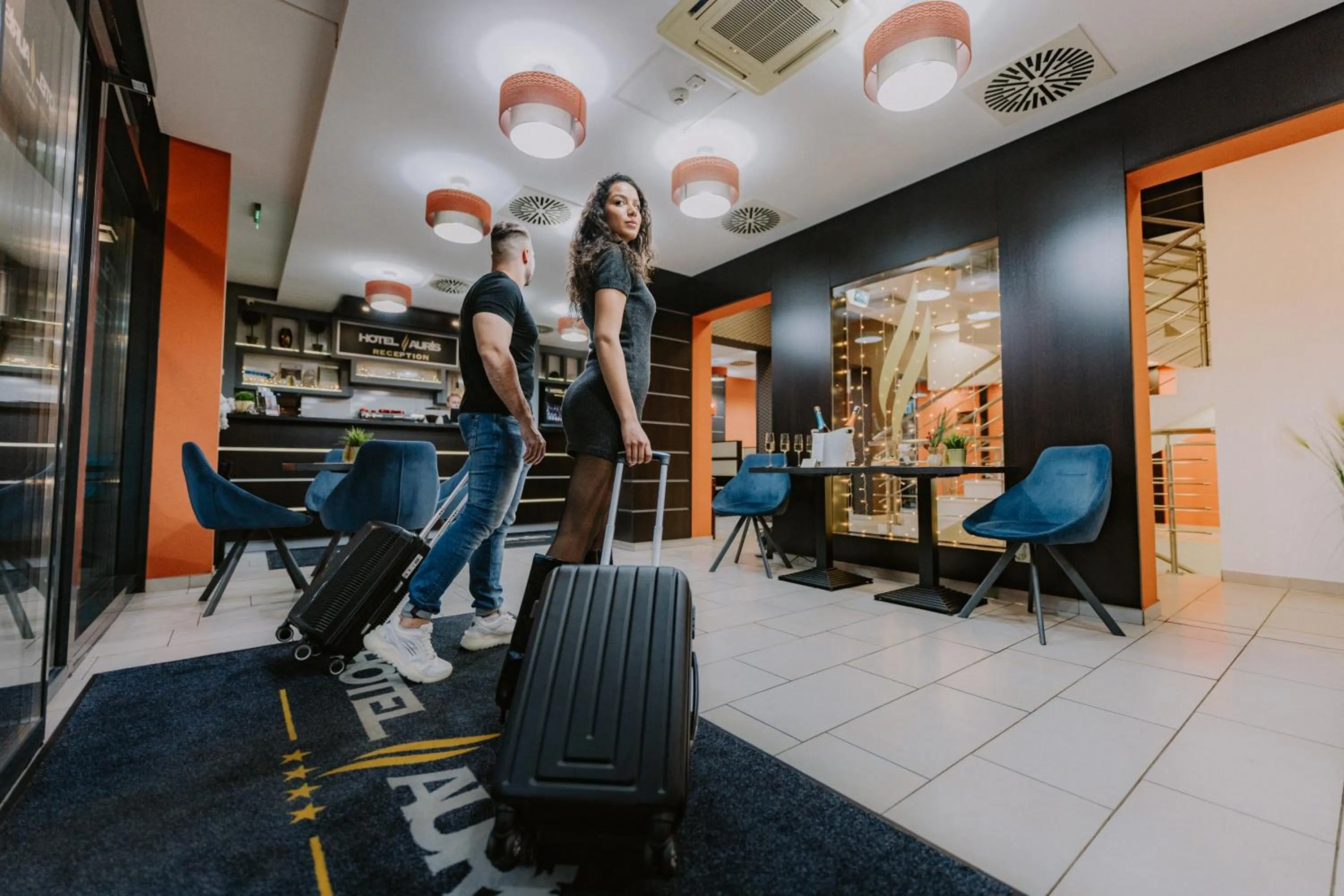 Lobby or reception in Hotel Auris