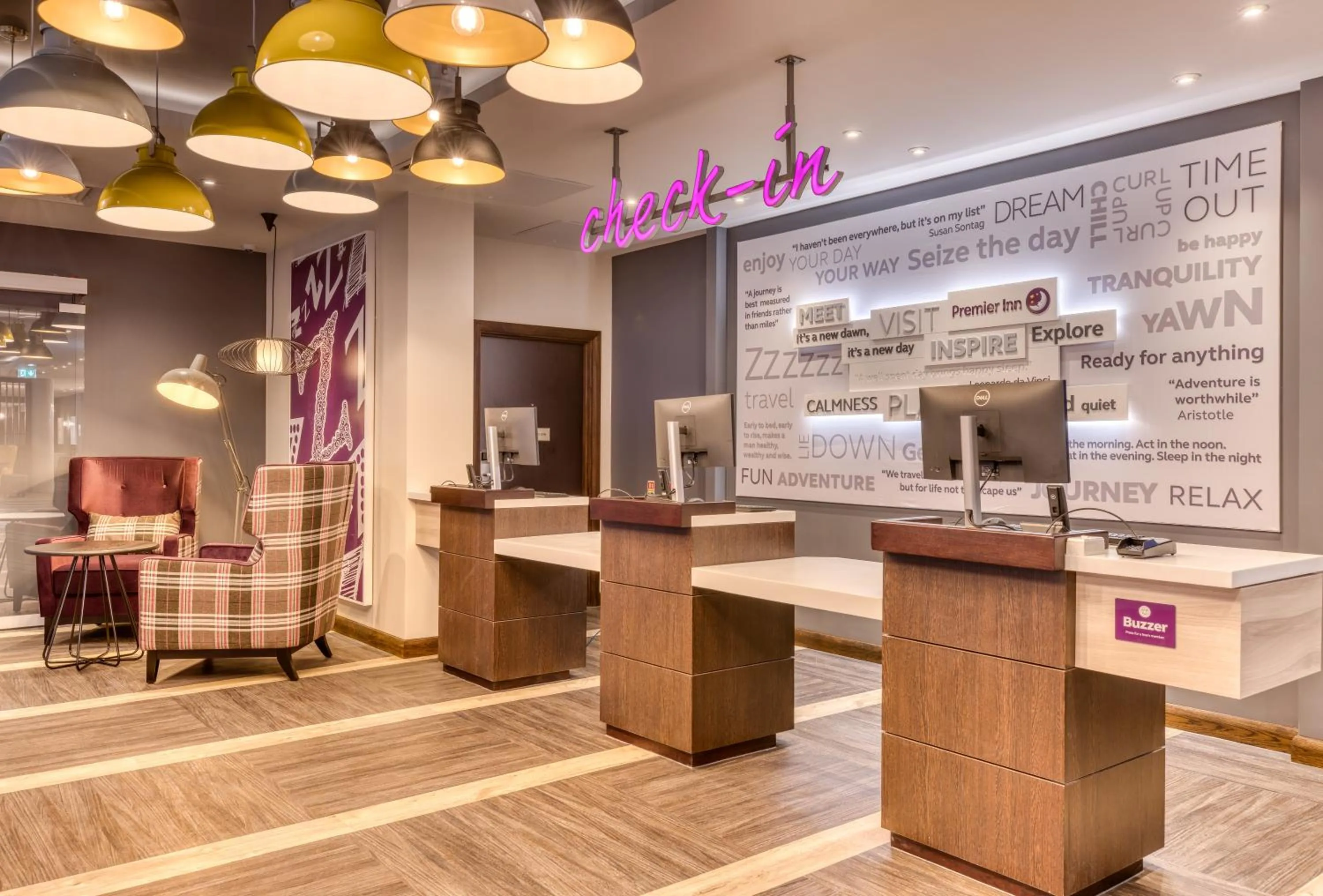 Lobby or reception in Premier Inn Cork City Centre