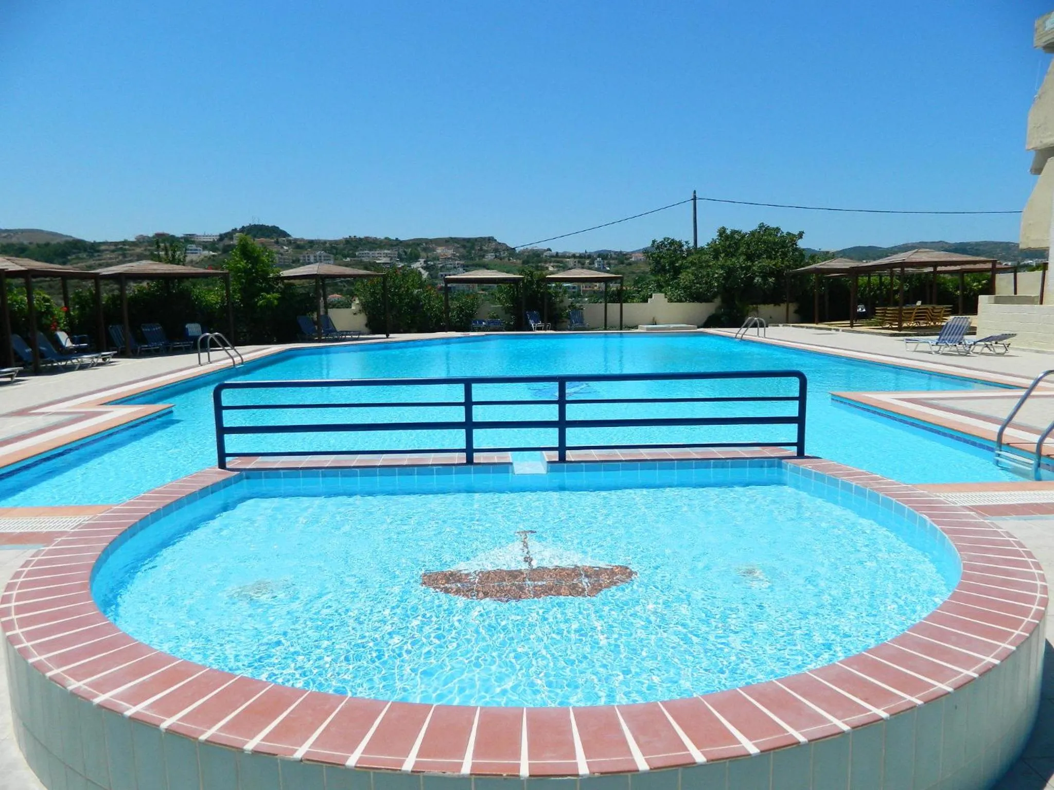 Swimming pool in Telhinis Hotel & Apartments