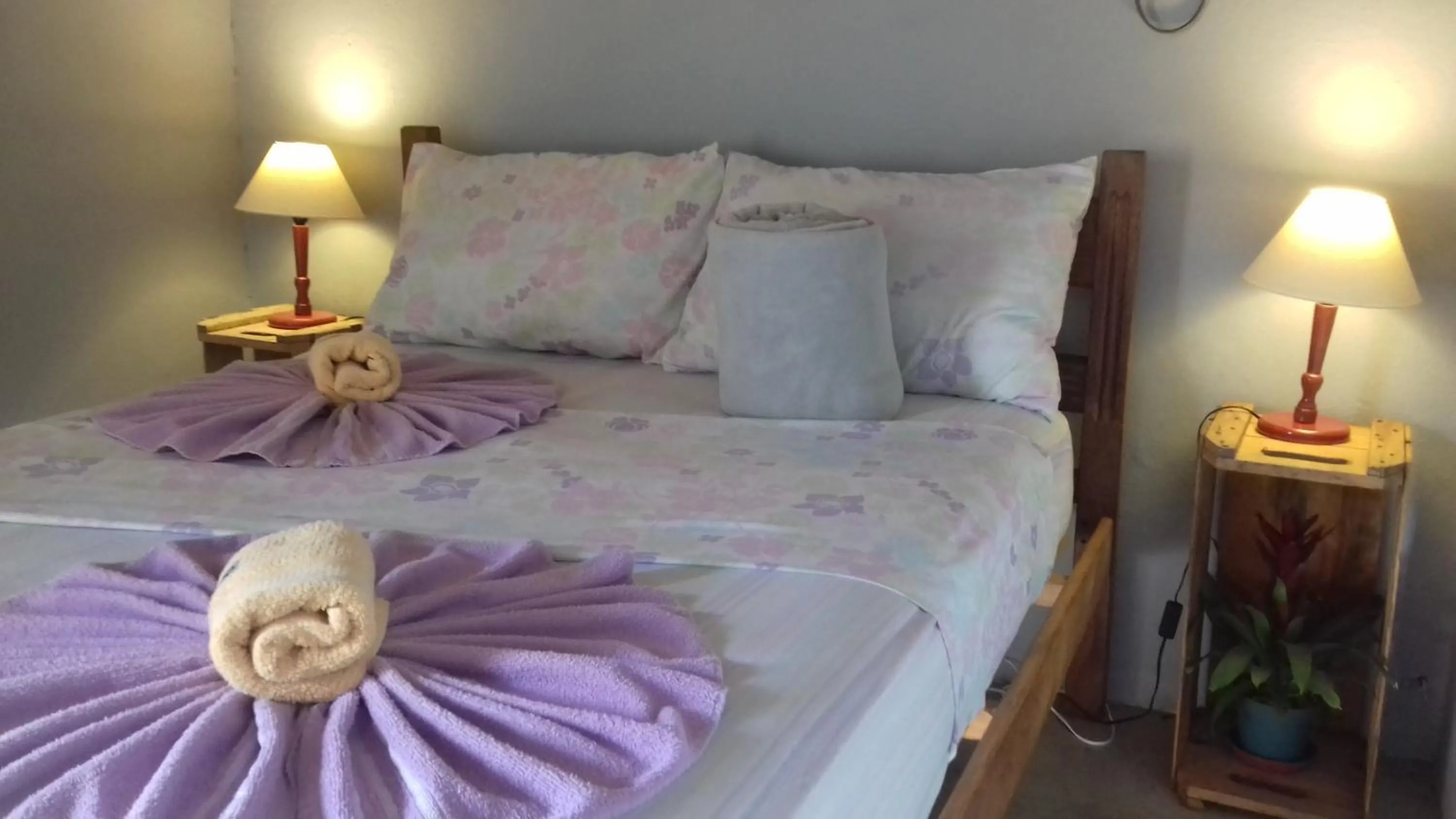 Decorative detail, Bed in Maracujá Hostel