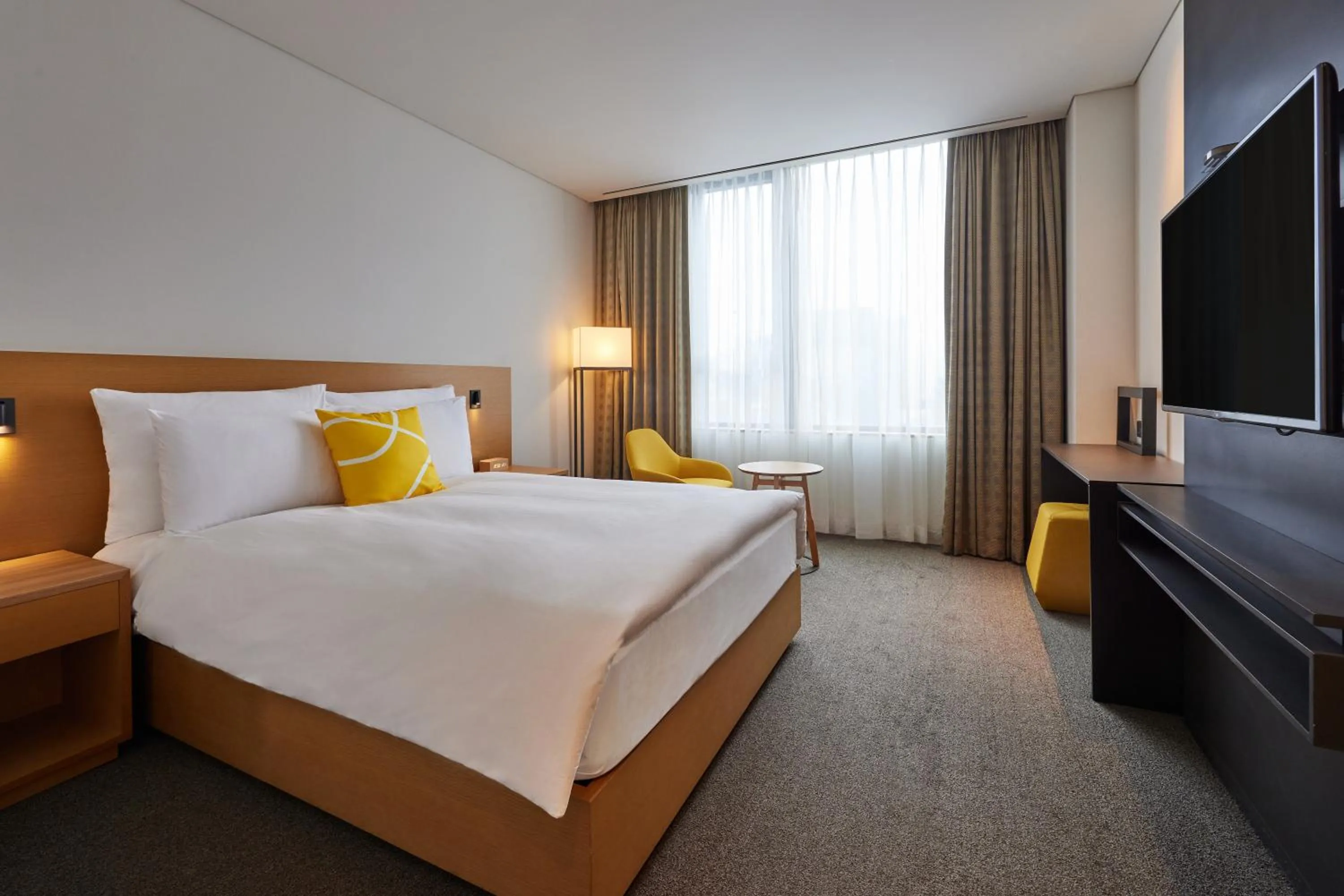 Bedroom, Bed in L7 MYEONGDONG by LOTTE HOTELS