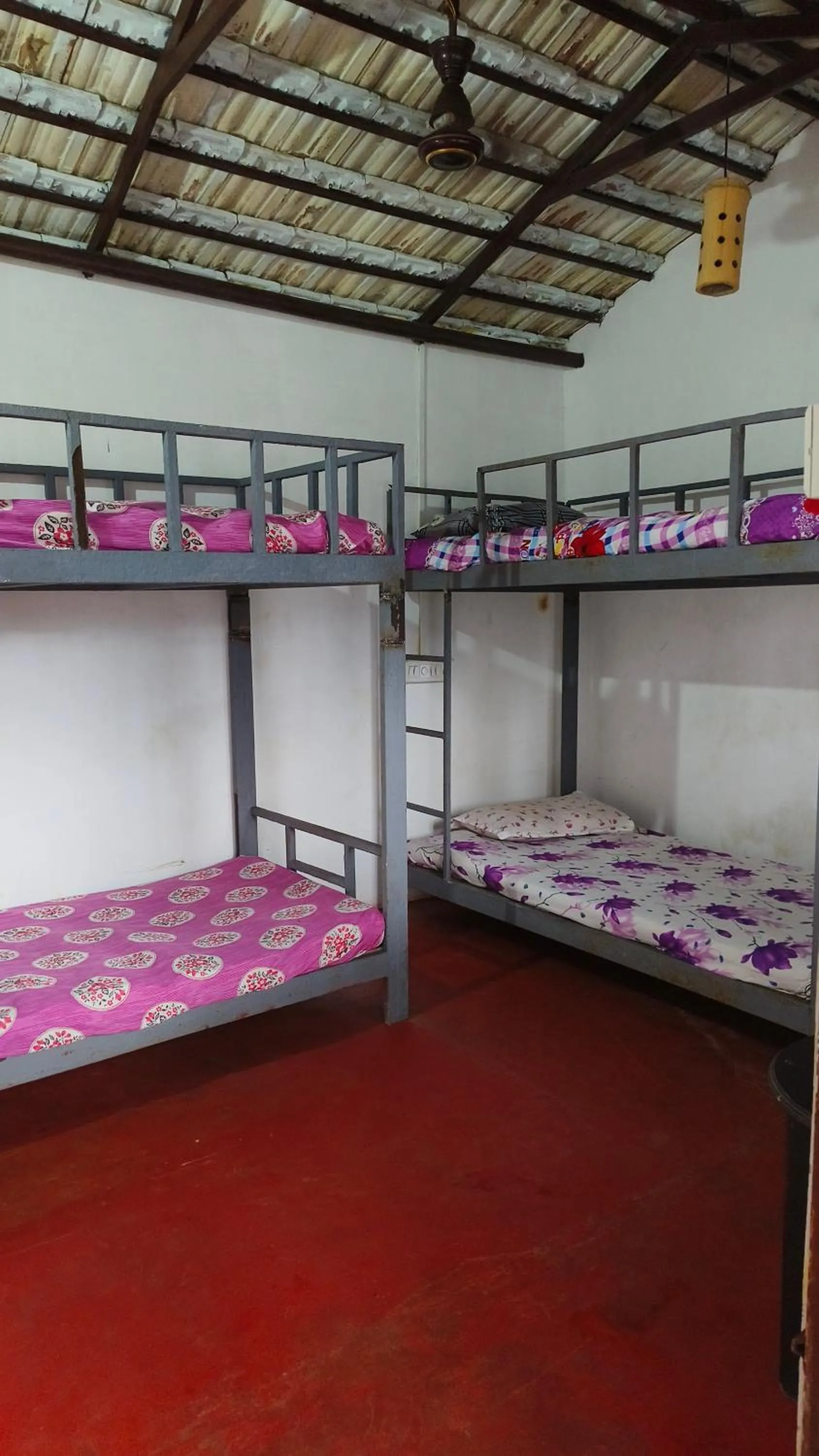 Single Bed in Female Dormitory Room in Funky Art Beach House