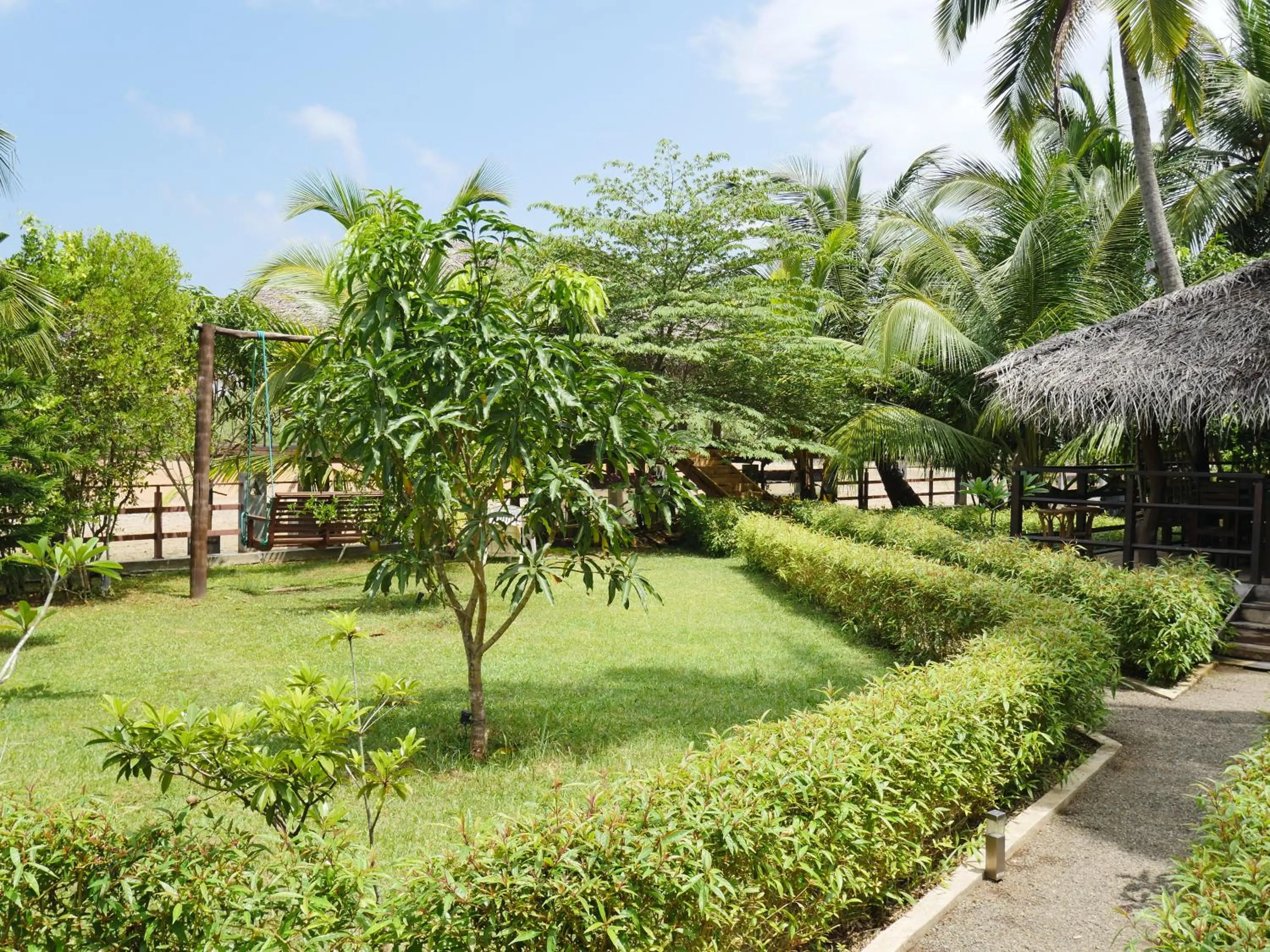 Garden in Hideaway Lodge