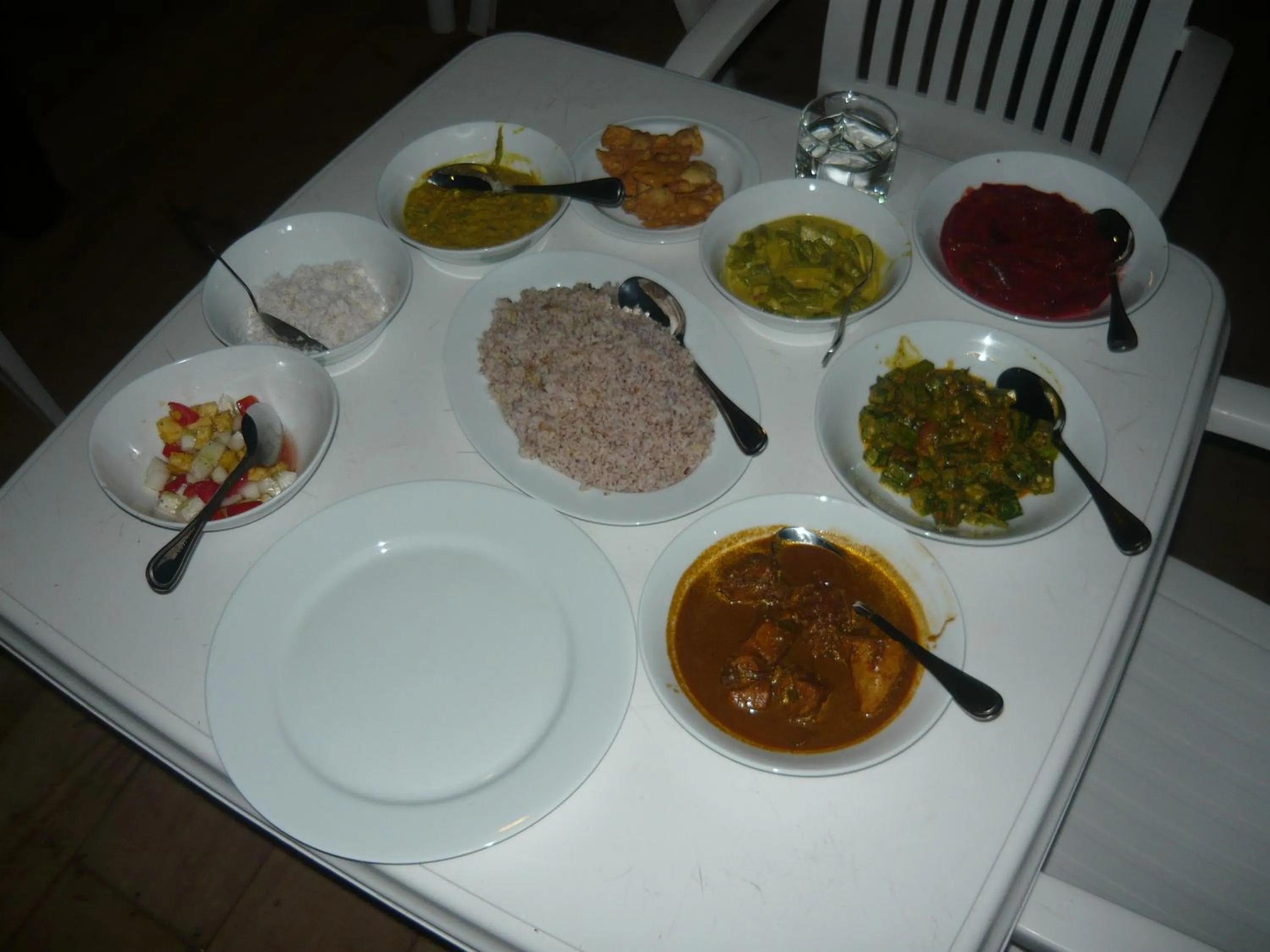 Dinner in Hideaway Lodge