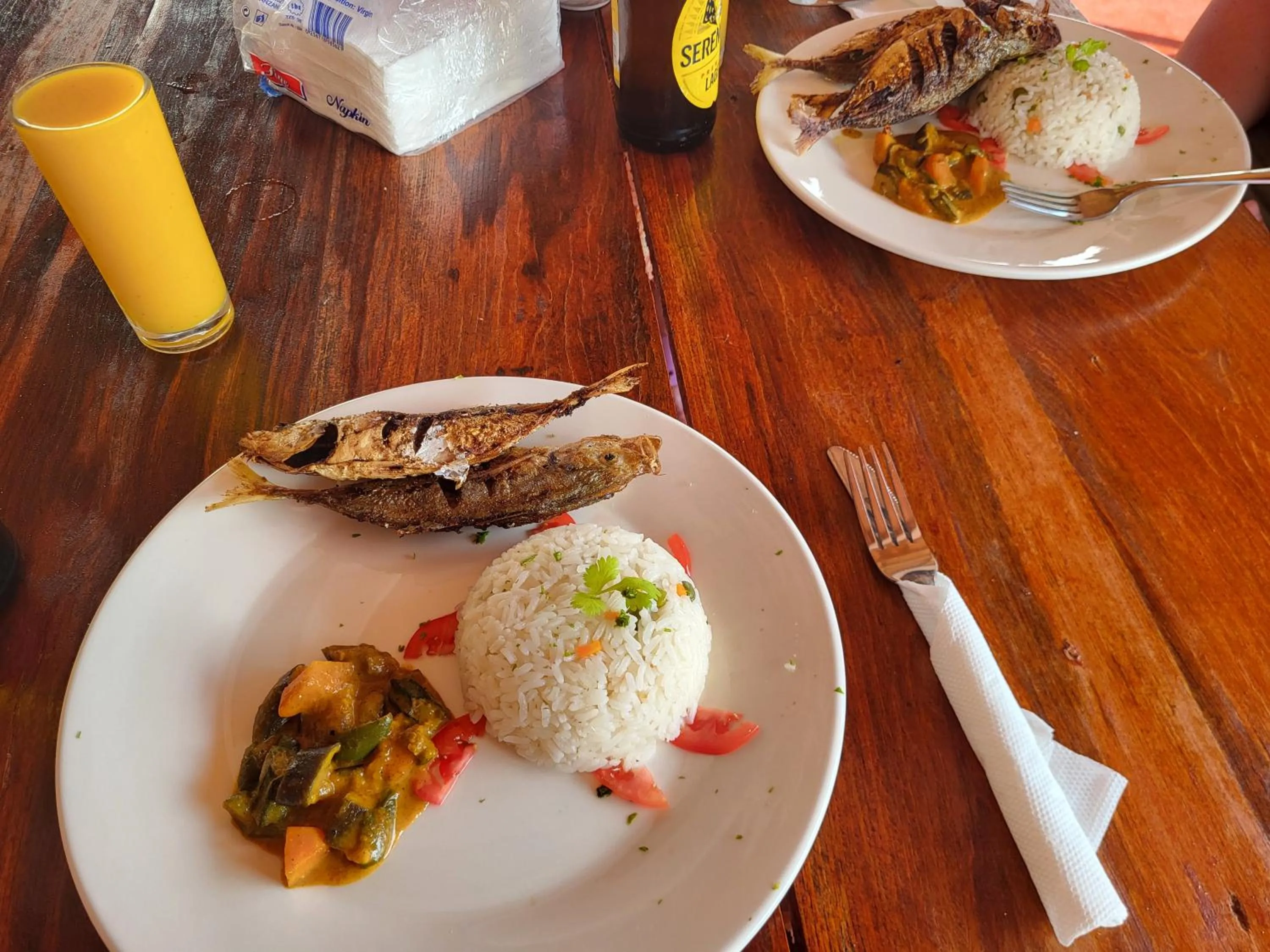 Food and drinks in Andy's Inn