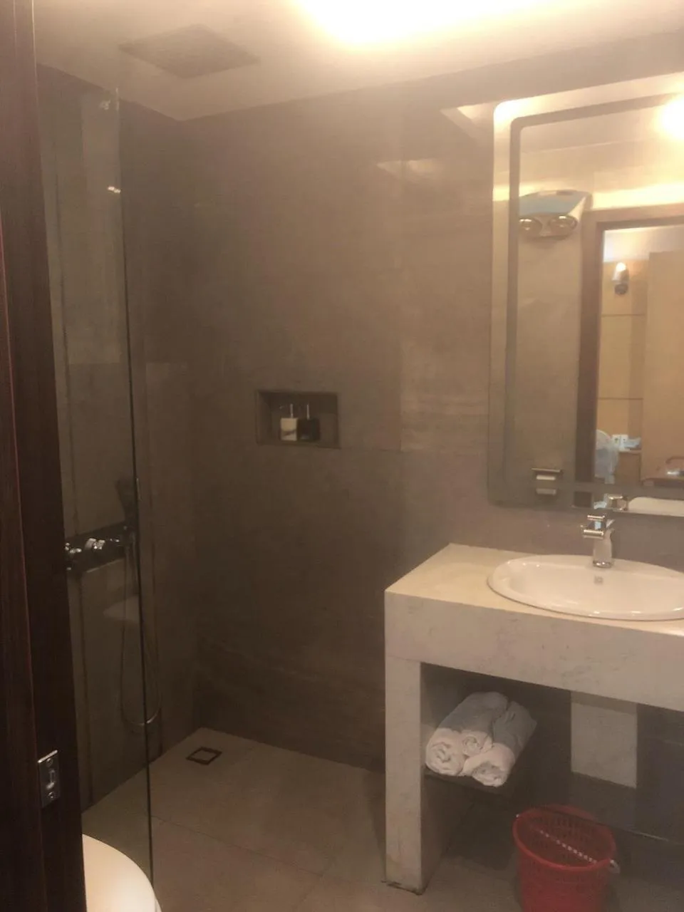 Shower in Holiday Hotel