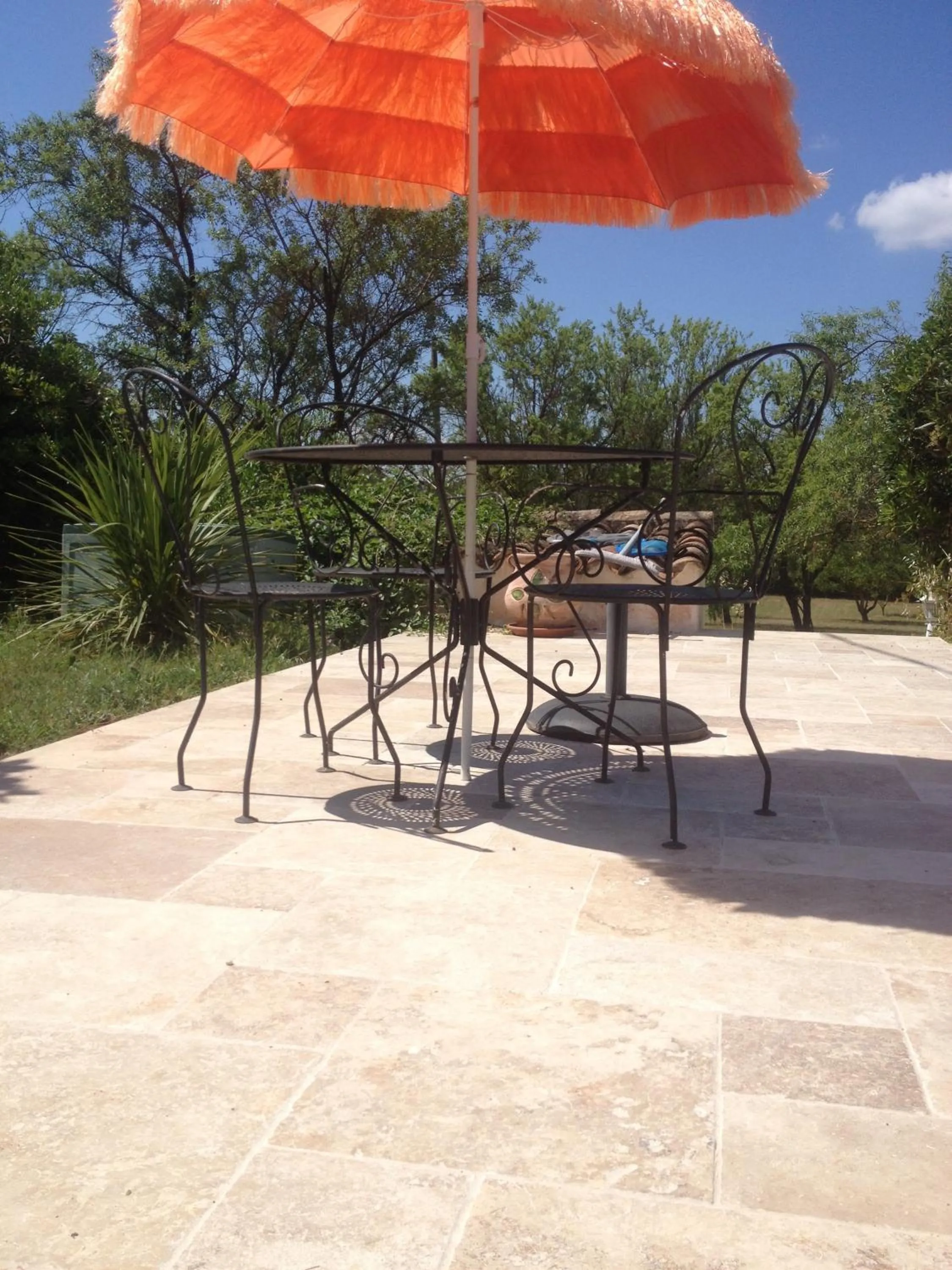 Patio in La Vignarelle