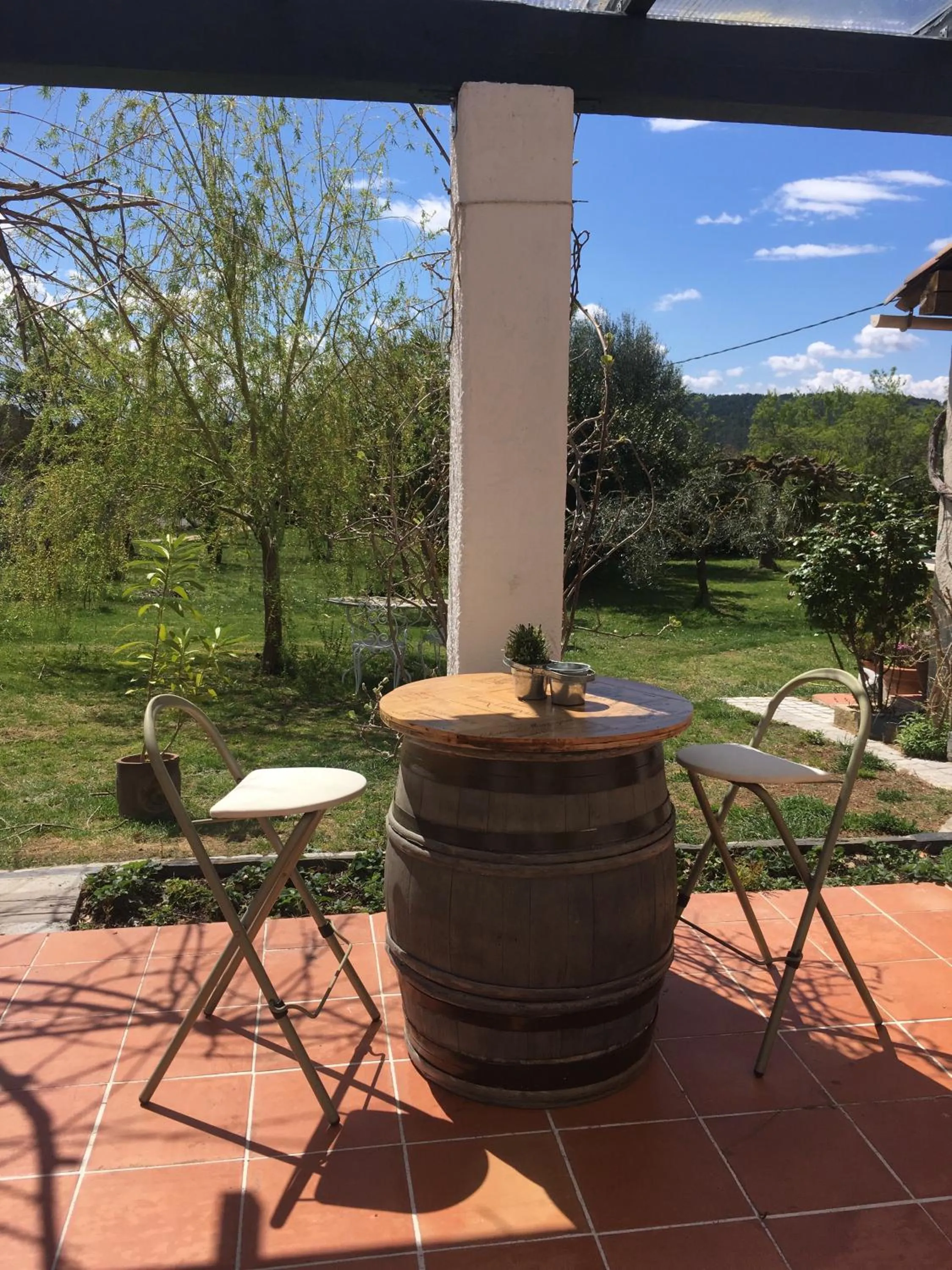 Patio in La Vignarelle