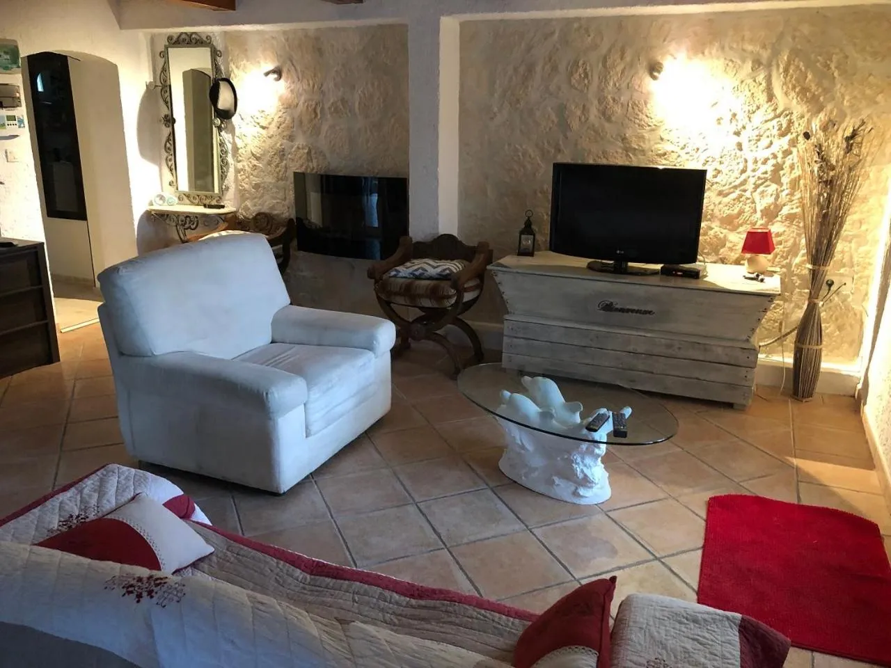 Living room in La Vignarelle