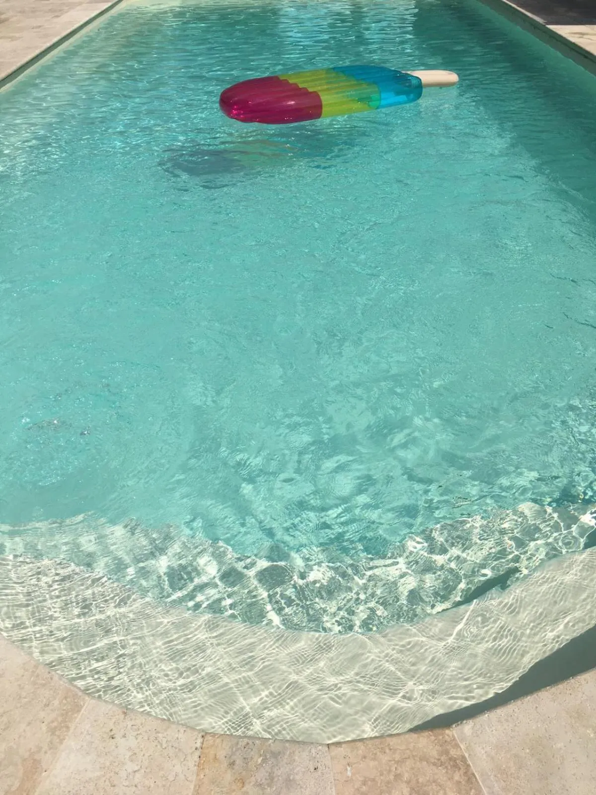 Pool view in La Vignarelle