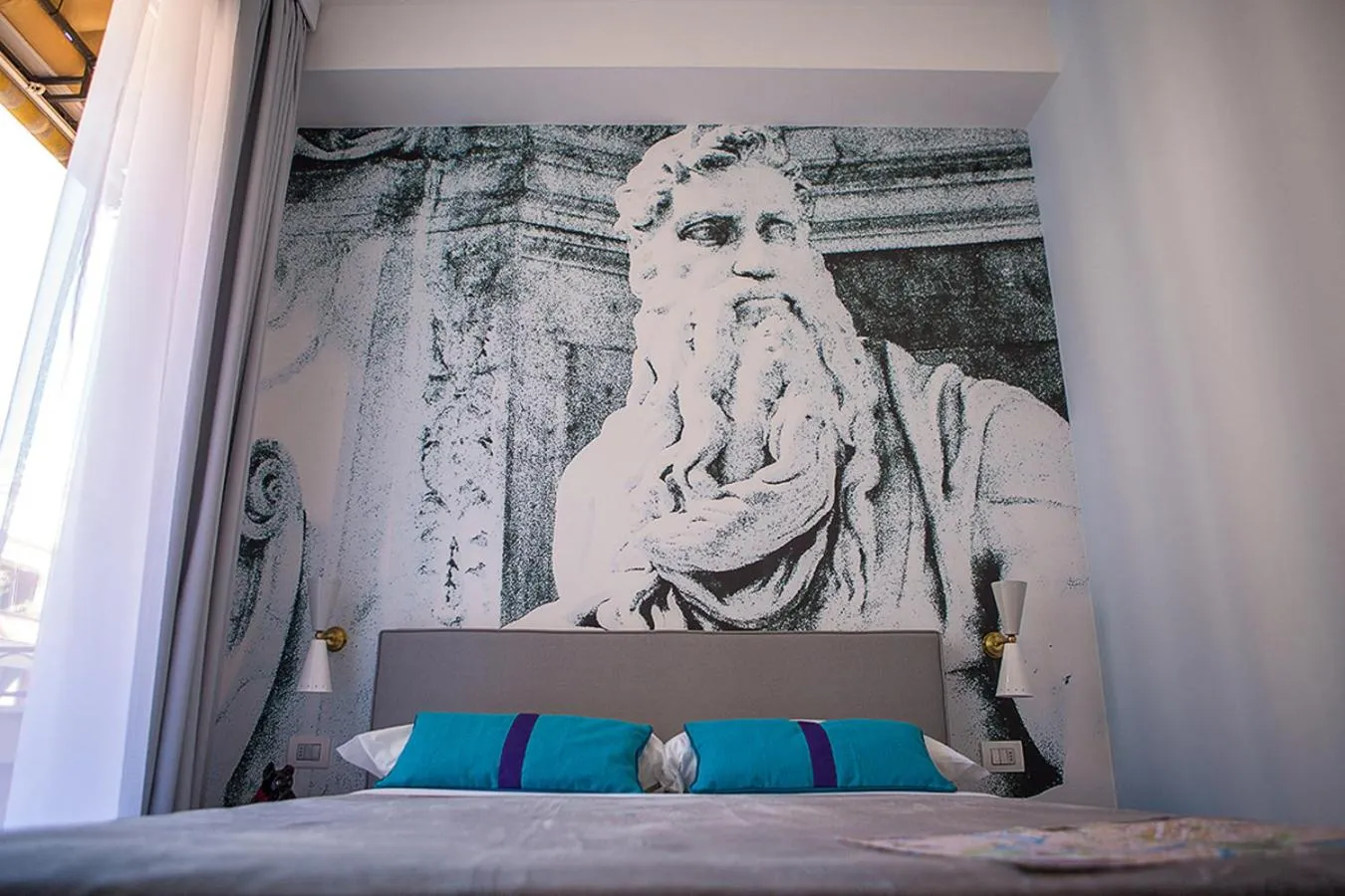 Balcony/Terrace, Bed in Milizie 76 Gallery