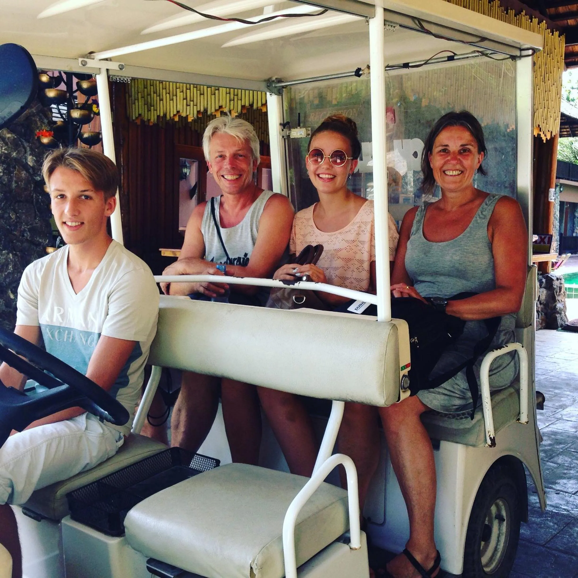 People in Koh Tao Beach Club