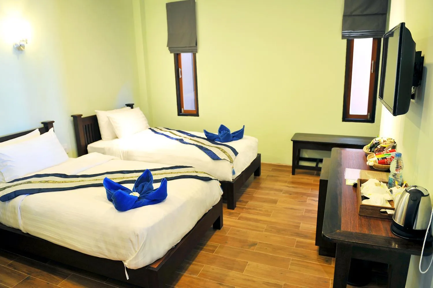 Bed in Koh Tao Beach Club