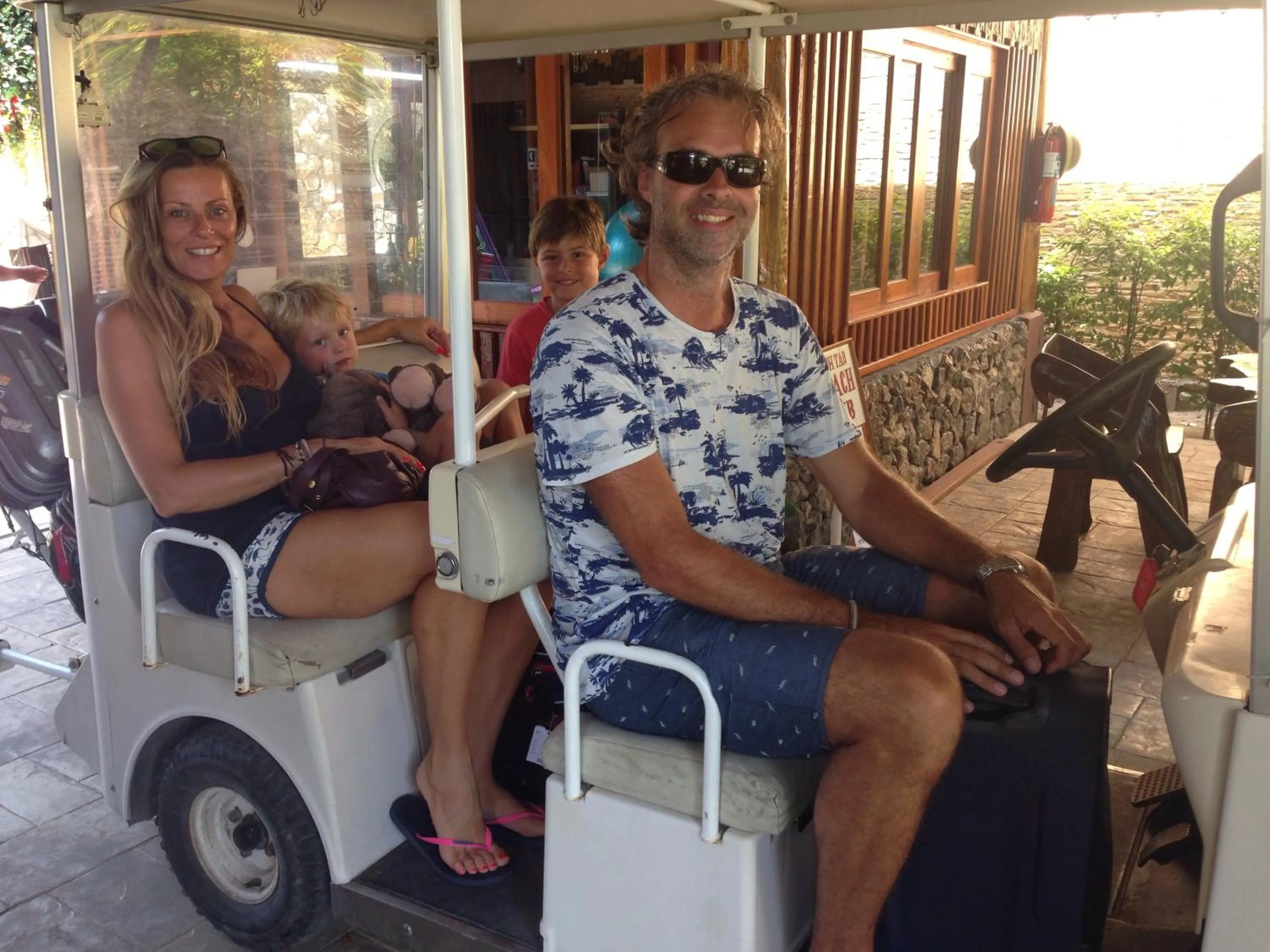 People in Koh Tao Beach Club