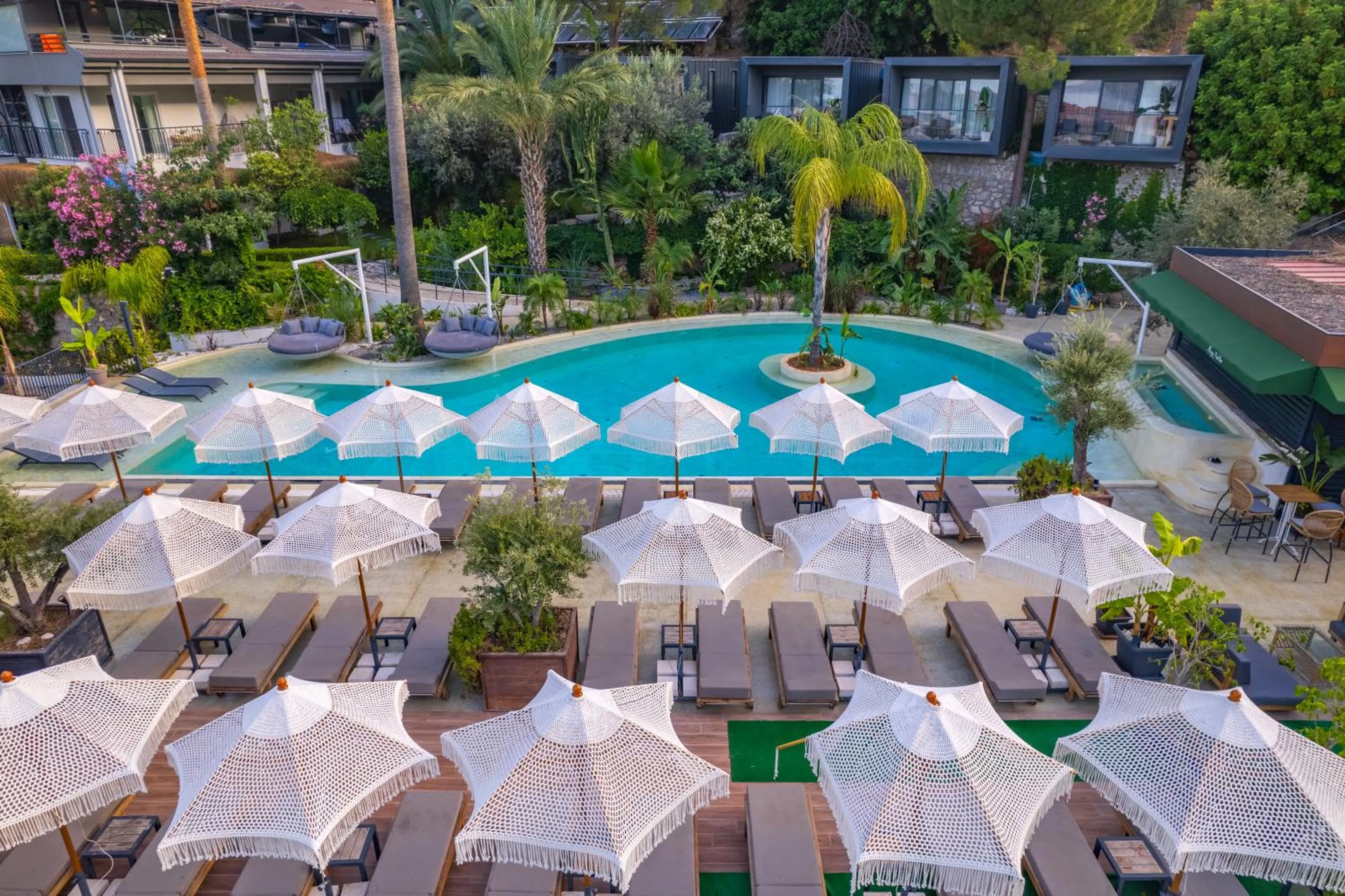 Swimming pool in Morina Deluxe Hotel