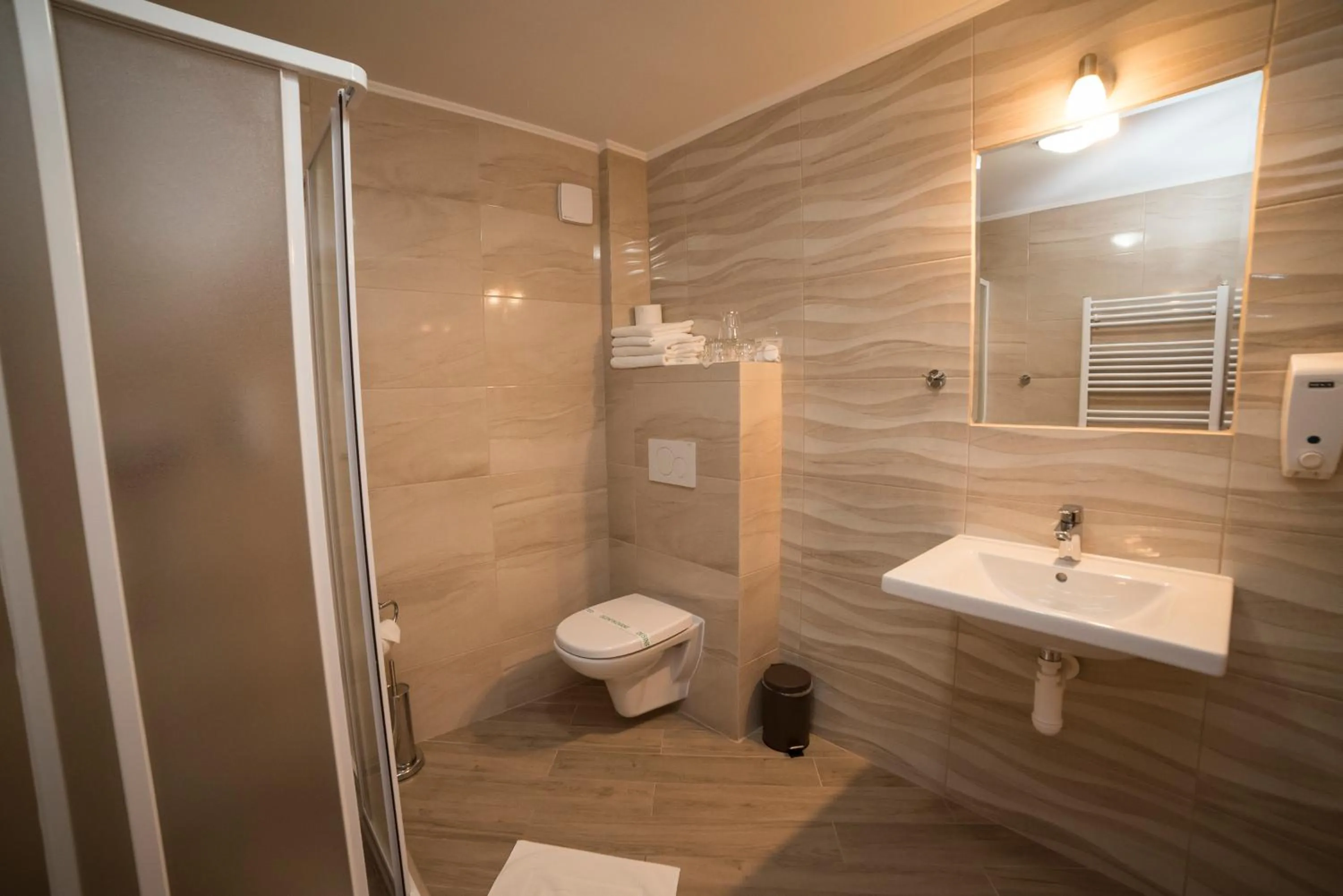 Bathroom in Hotel Alfa