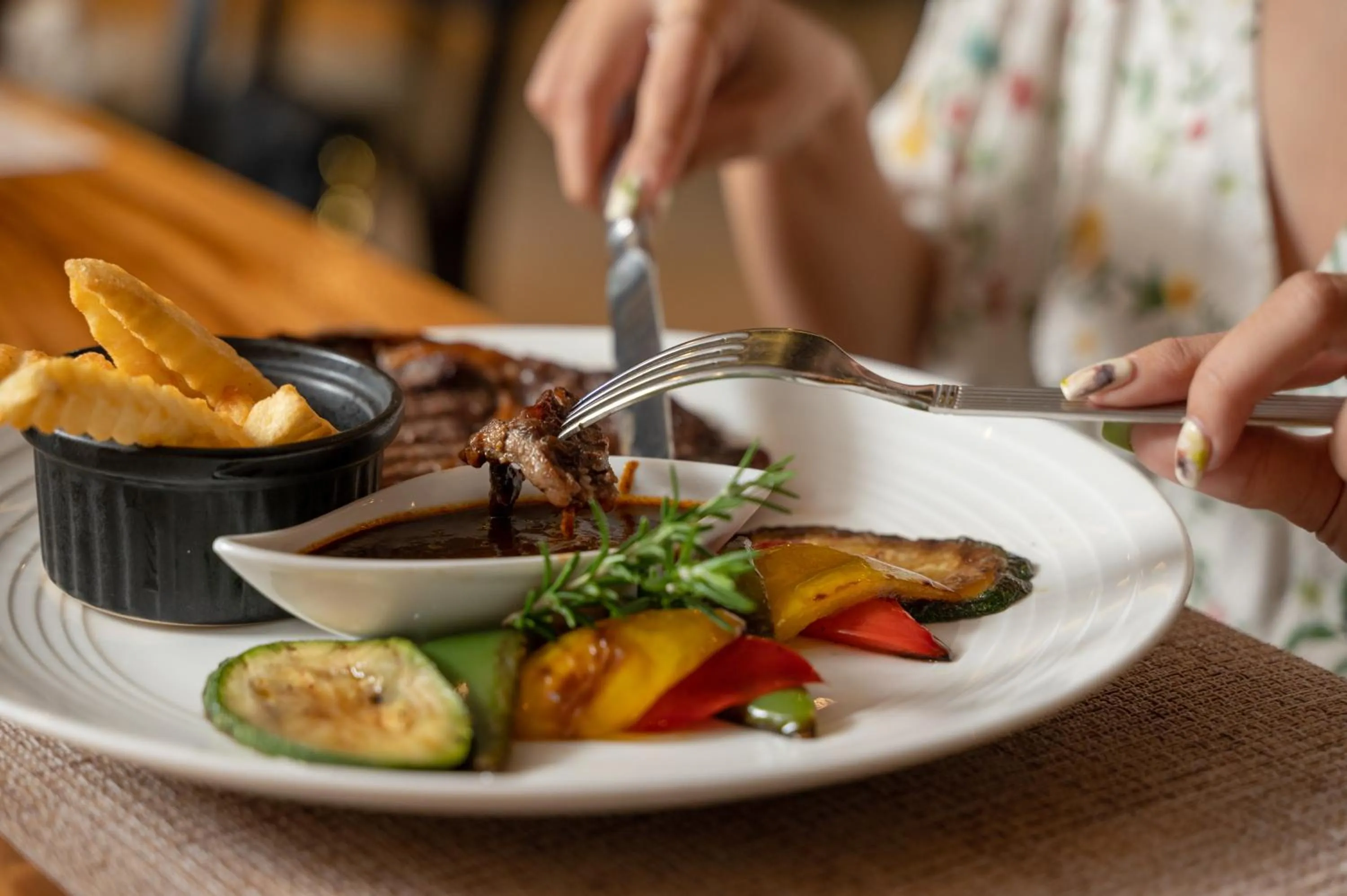 BBQ facilities in Chatrium Golf Resort Soi Dao Chanthaburi