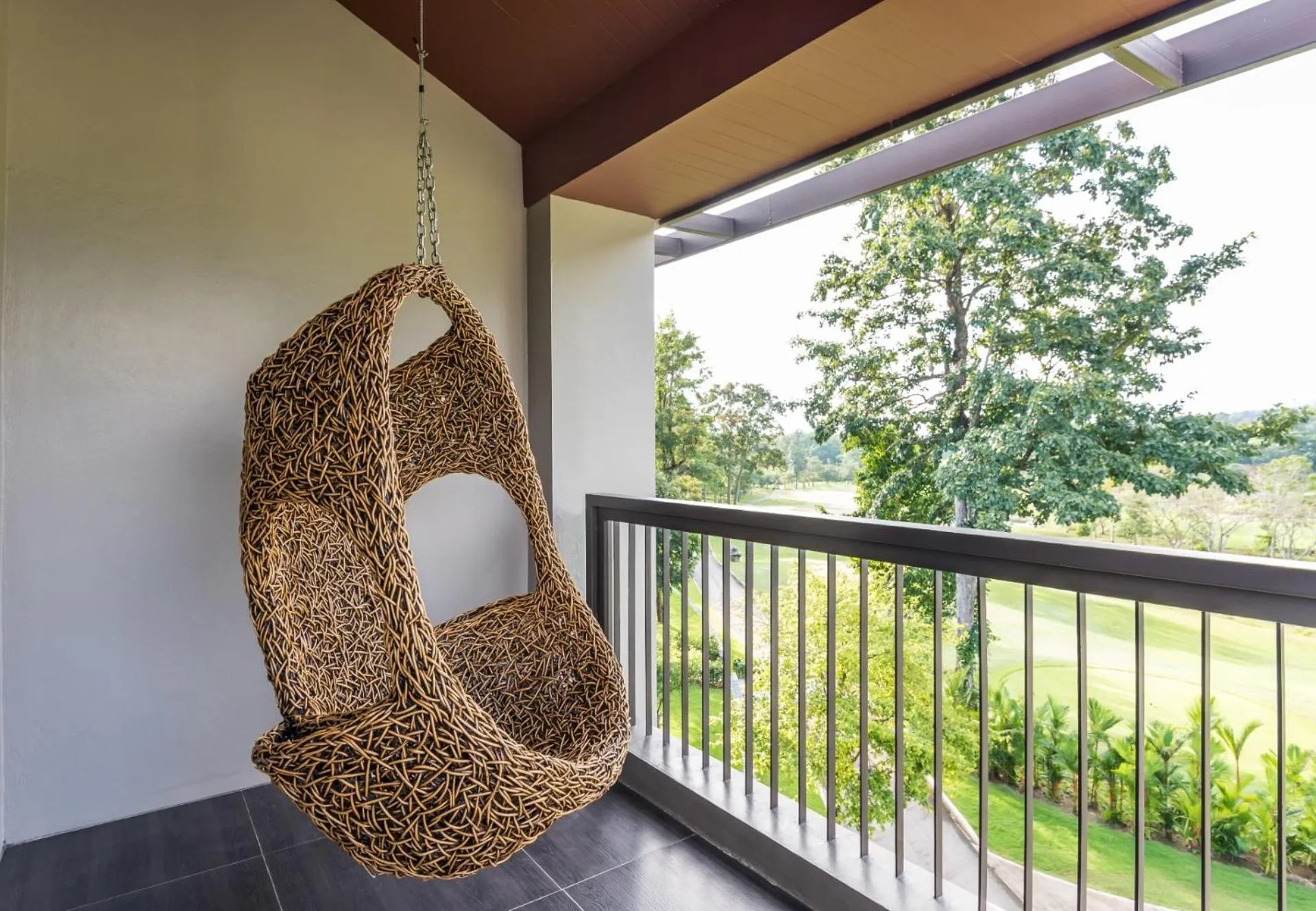 Balcony/Terrace in Chatrium Golf Resort Soi Dao Chanthaburi