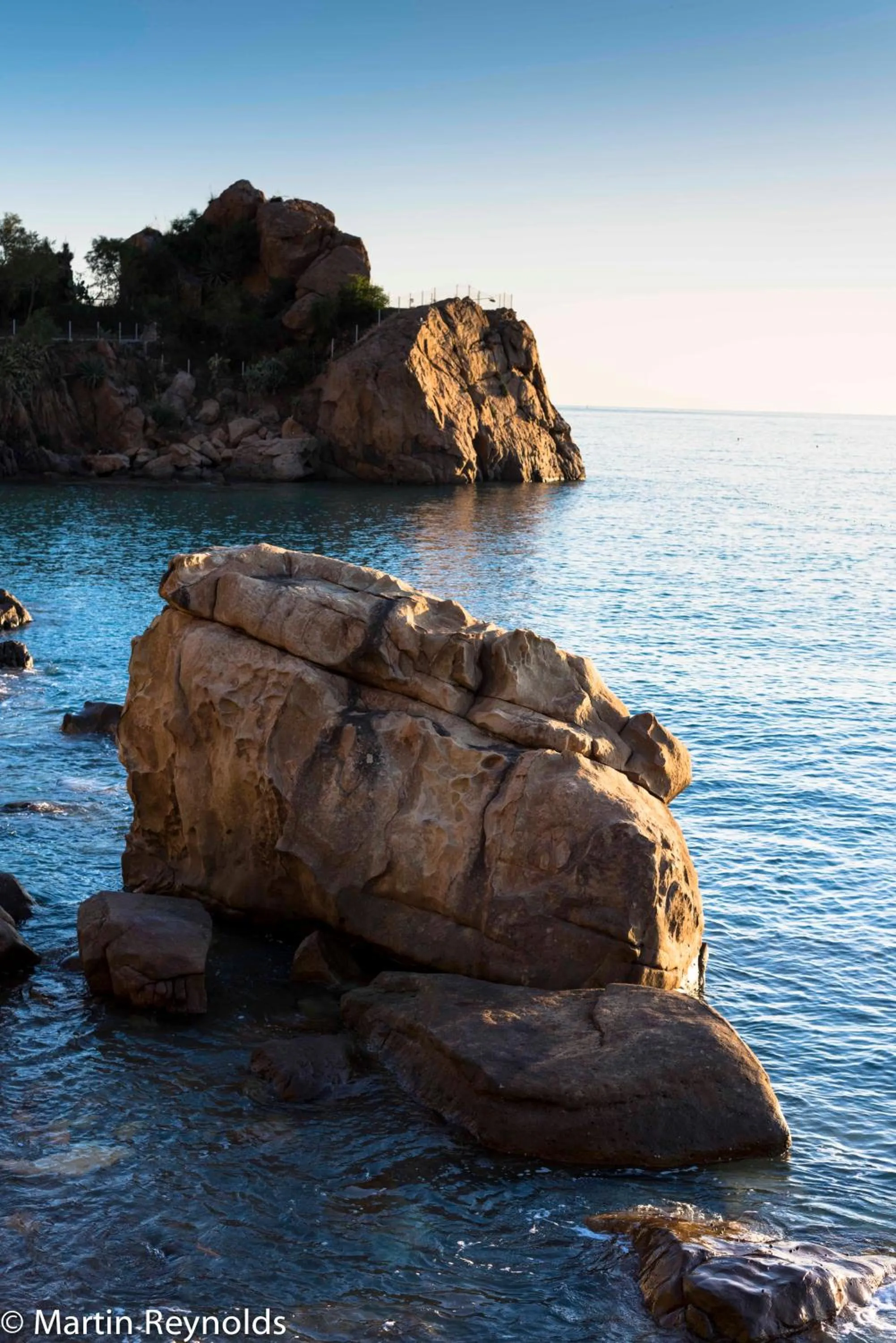 Natural landscape in Blue Bay