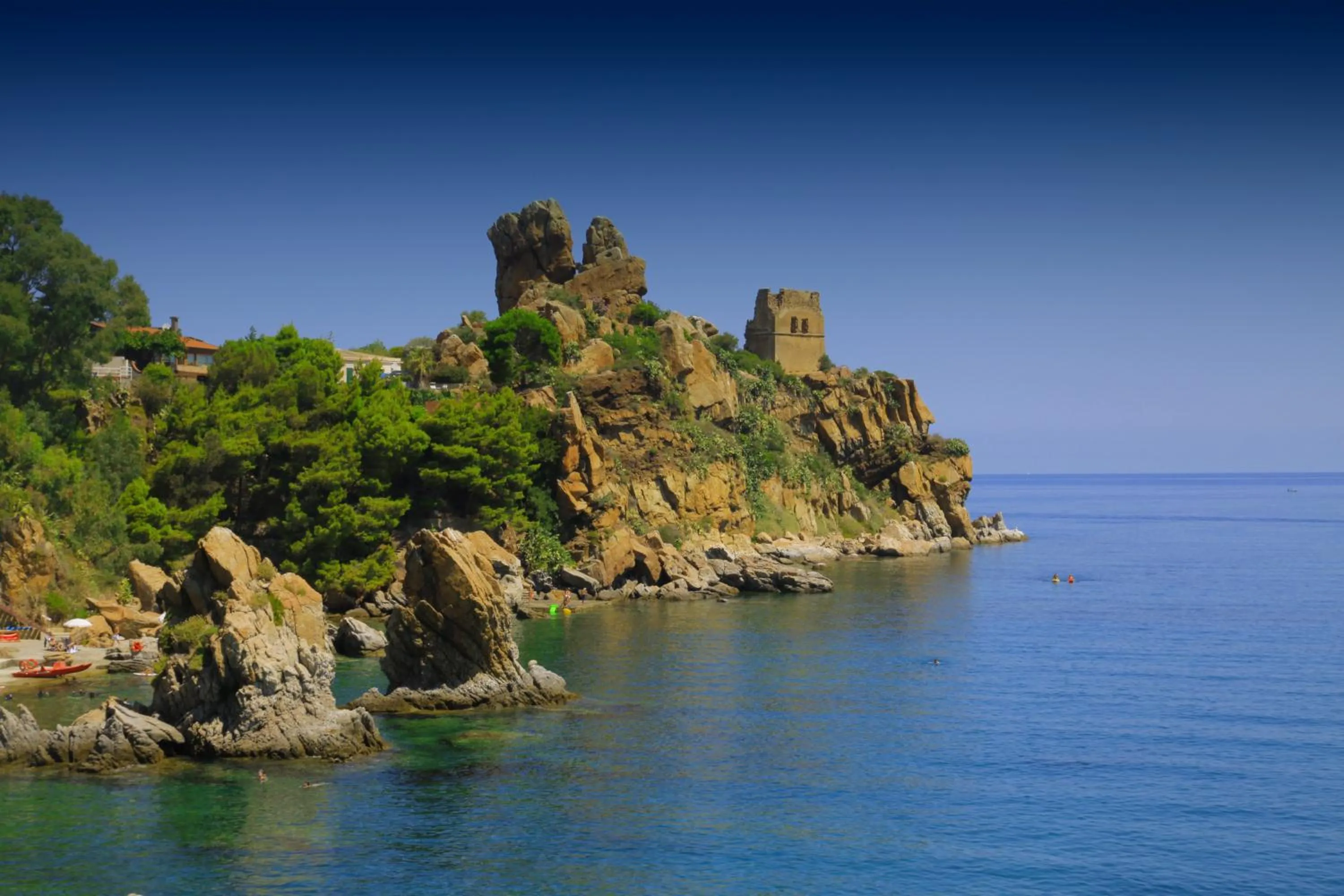 Natural landscape in Blue Bay