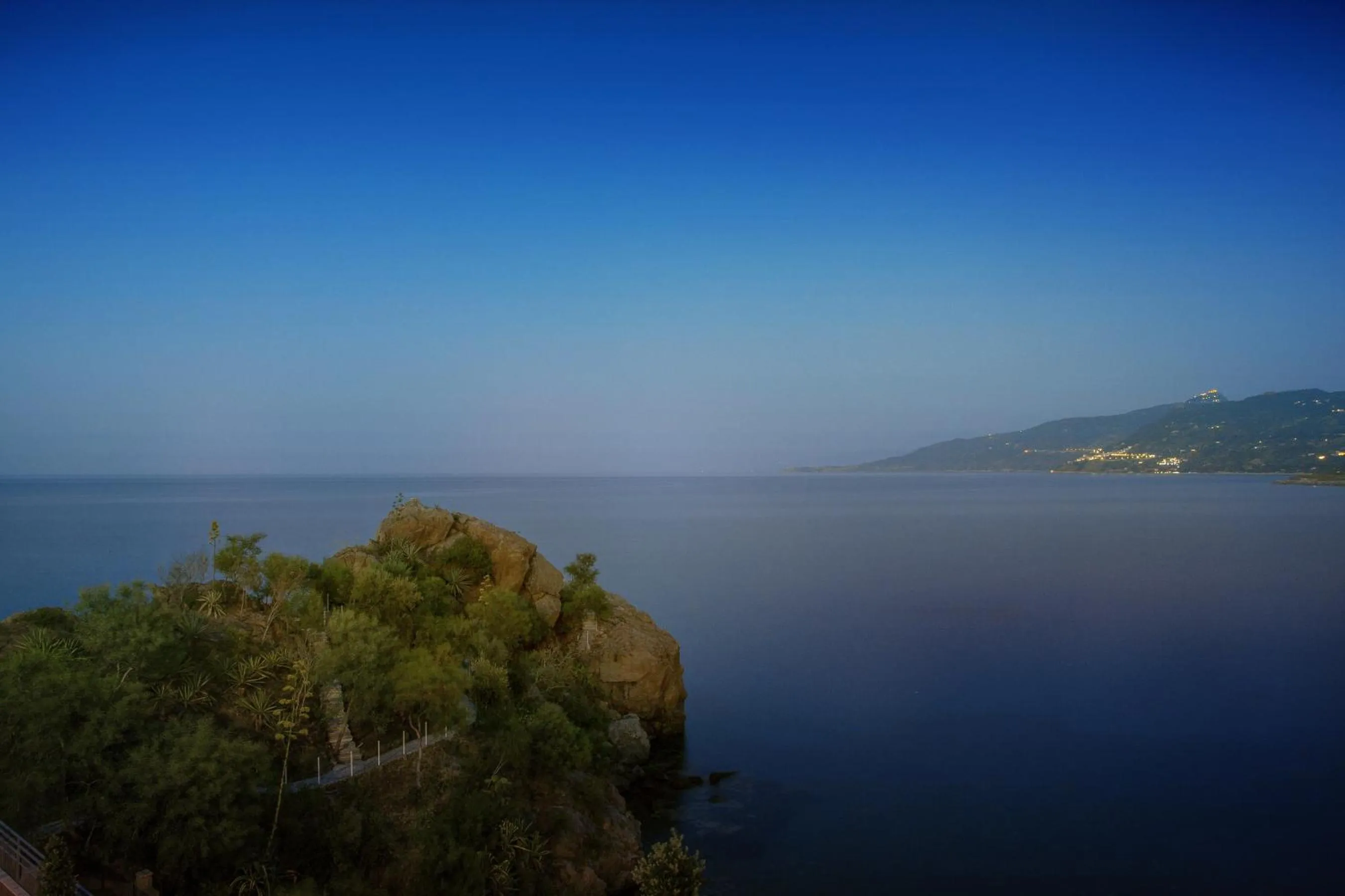 Natural landscape in Blue Bay