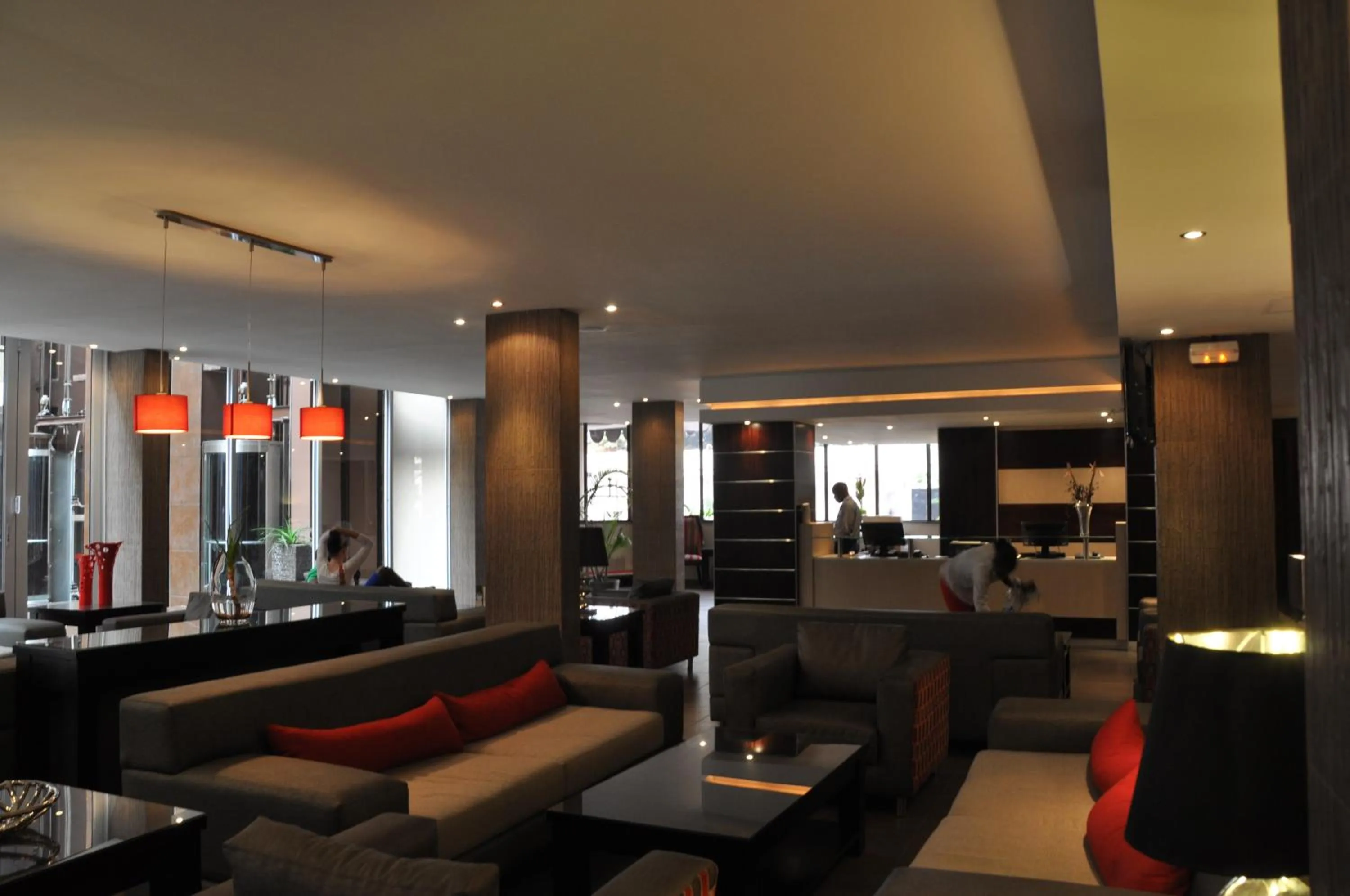 Seating area in Hotel Royal Kinshasa