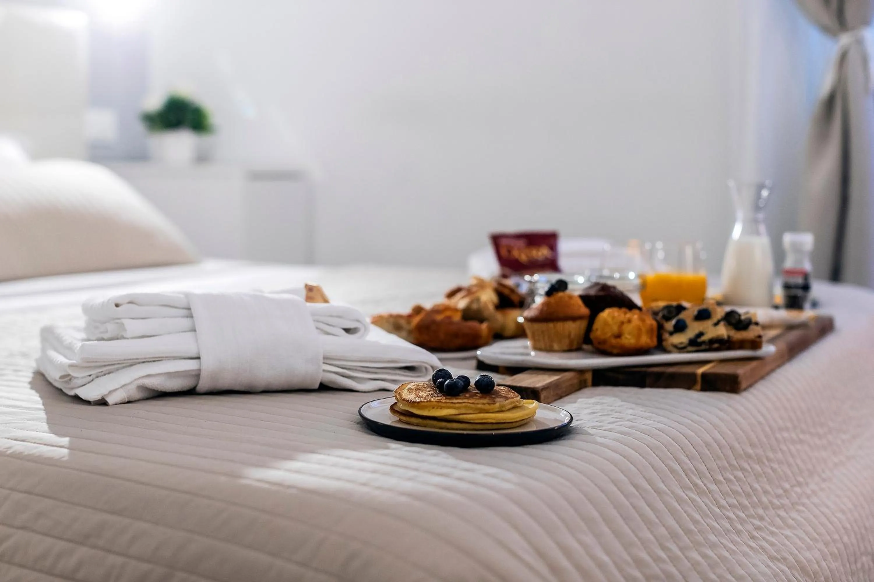 Food close-up, Bed in Bella Roma Luxury Accommodation, Vatican City - Liberty Collection