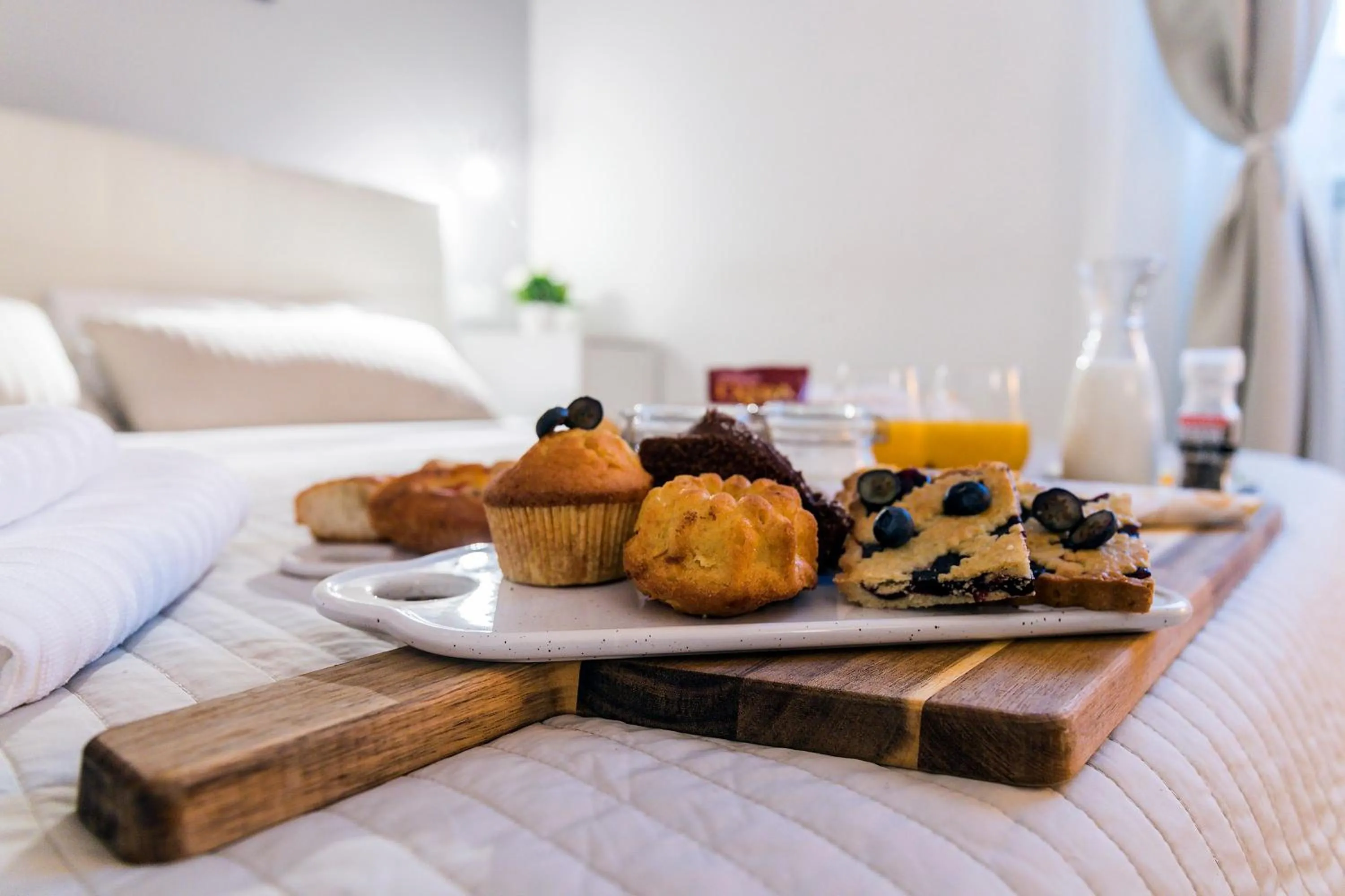 Food close-up, Bed in Bella Roma Luxury Accommodation, Vatican City - Liberty Collection