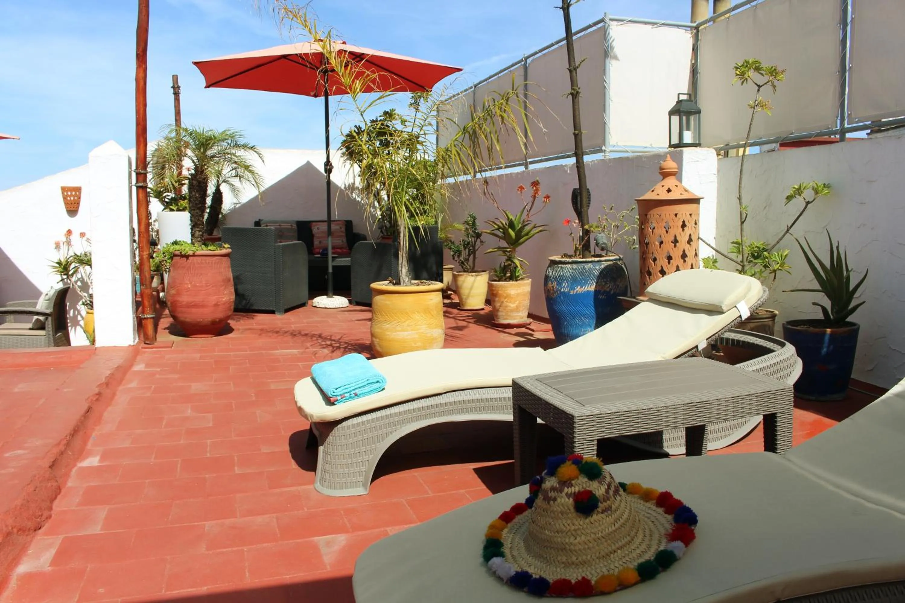 Balcony/Terrace in Riad Meftaha