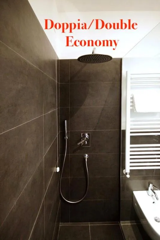 Shower in DiMoras house Verona