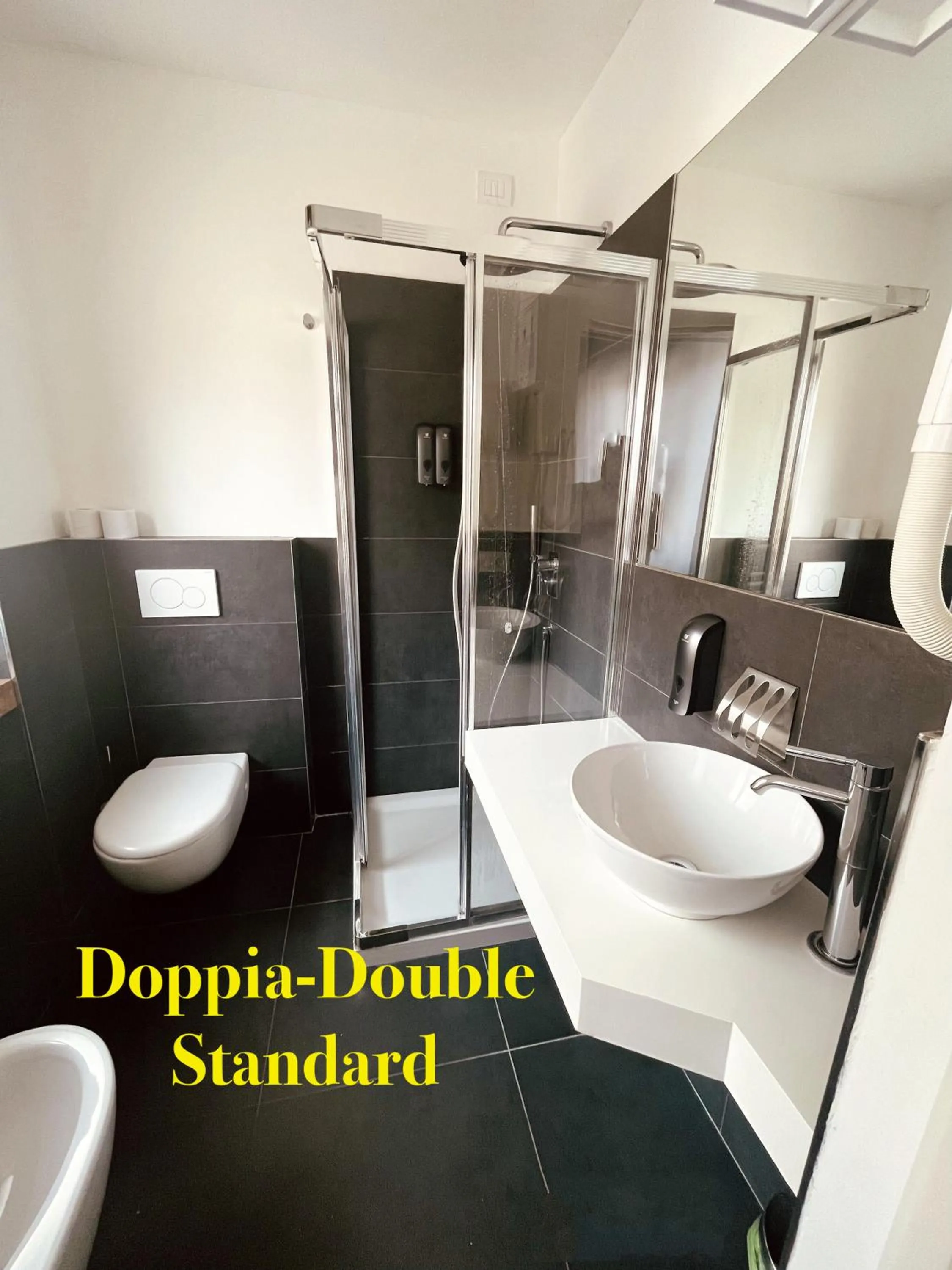 Shower in DiMoras house Verona