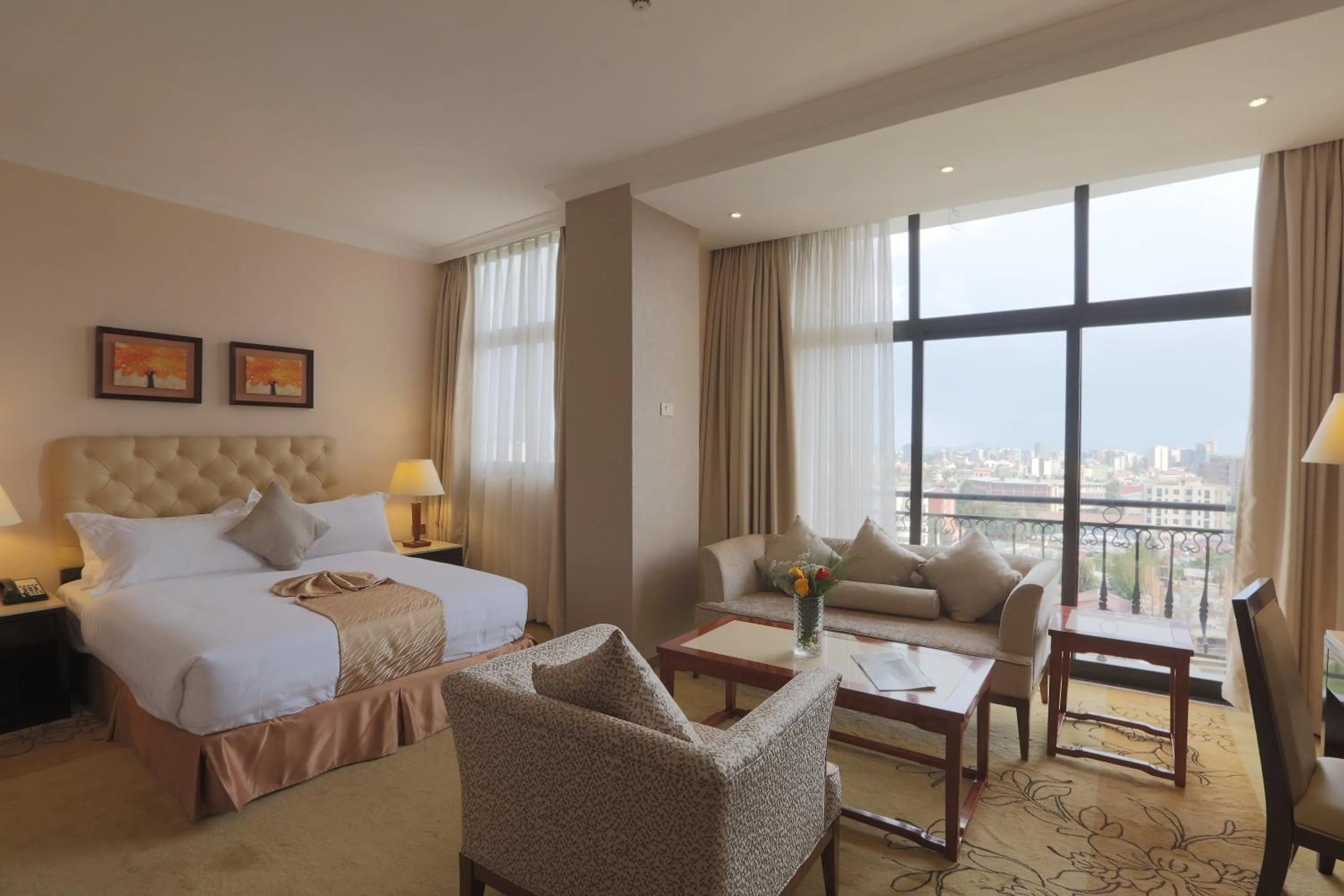 Photo of the whole room, Bed in Getfam Hotel