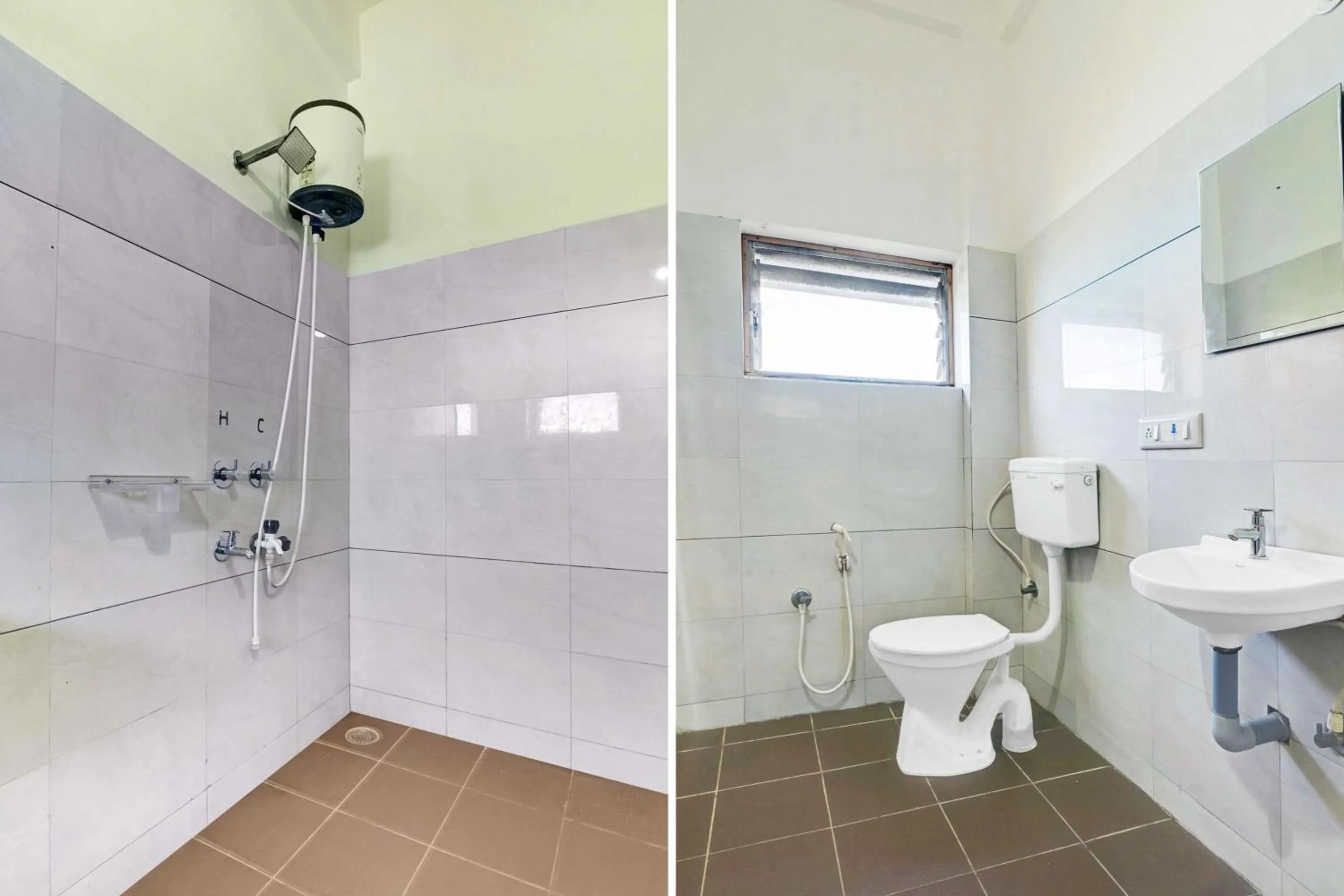 Bathroom in Hotel O Chikmangaluru Near Railway Station