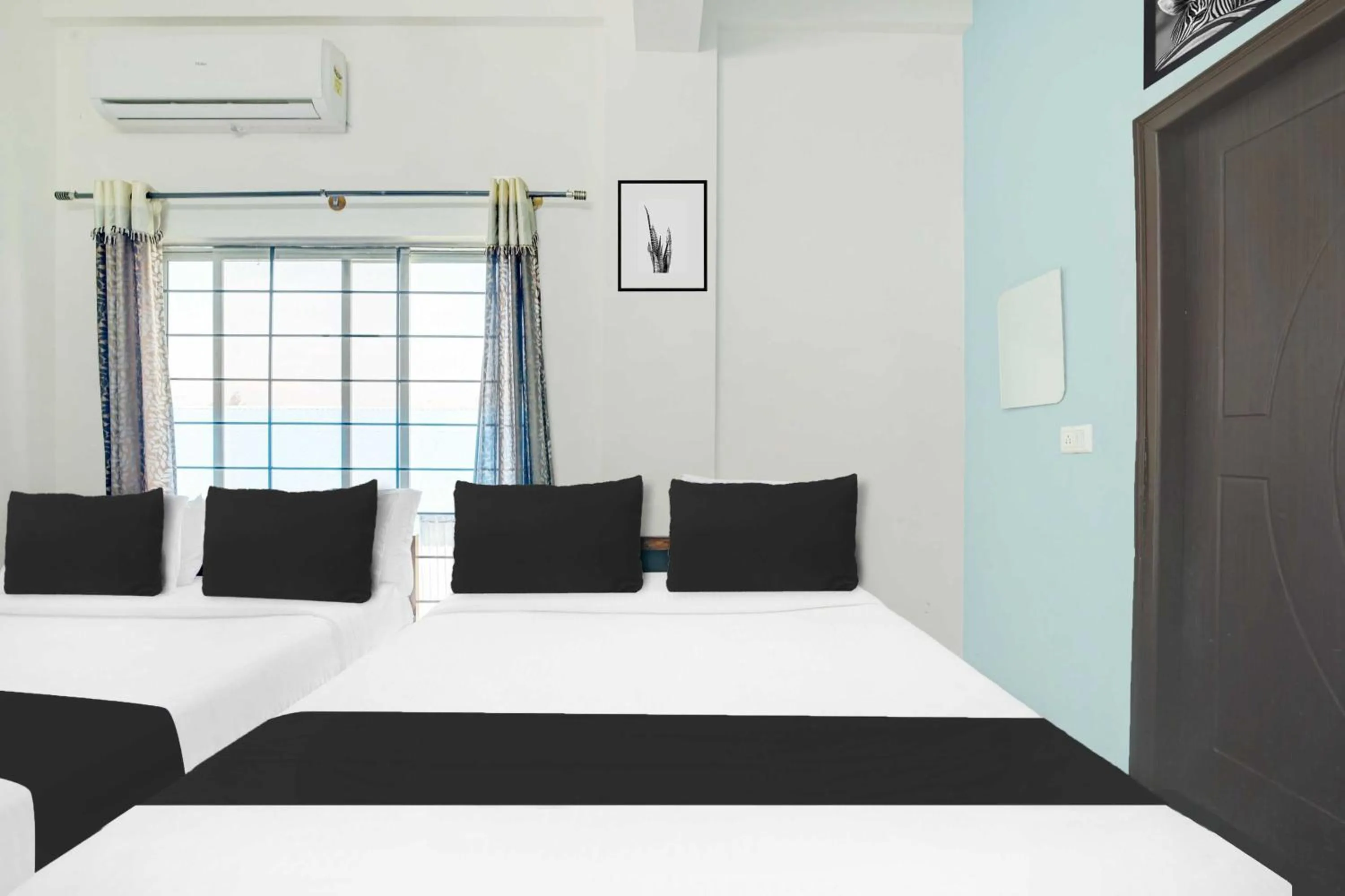 Bedroom, Bed in Hotel O Chikmangaluru Near Railway Station