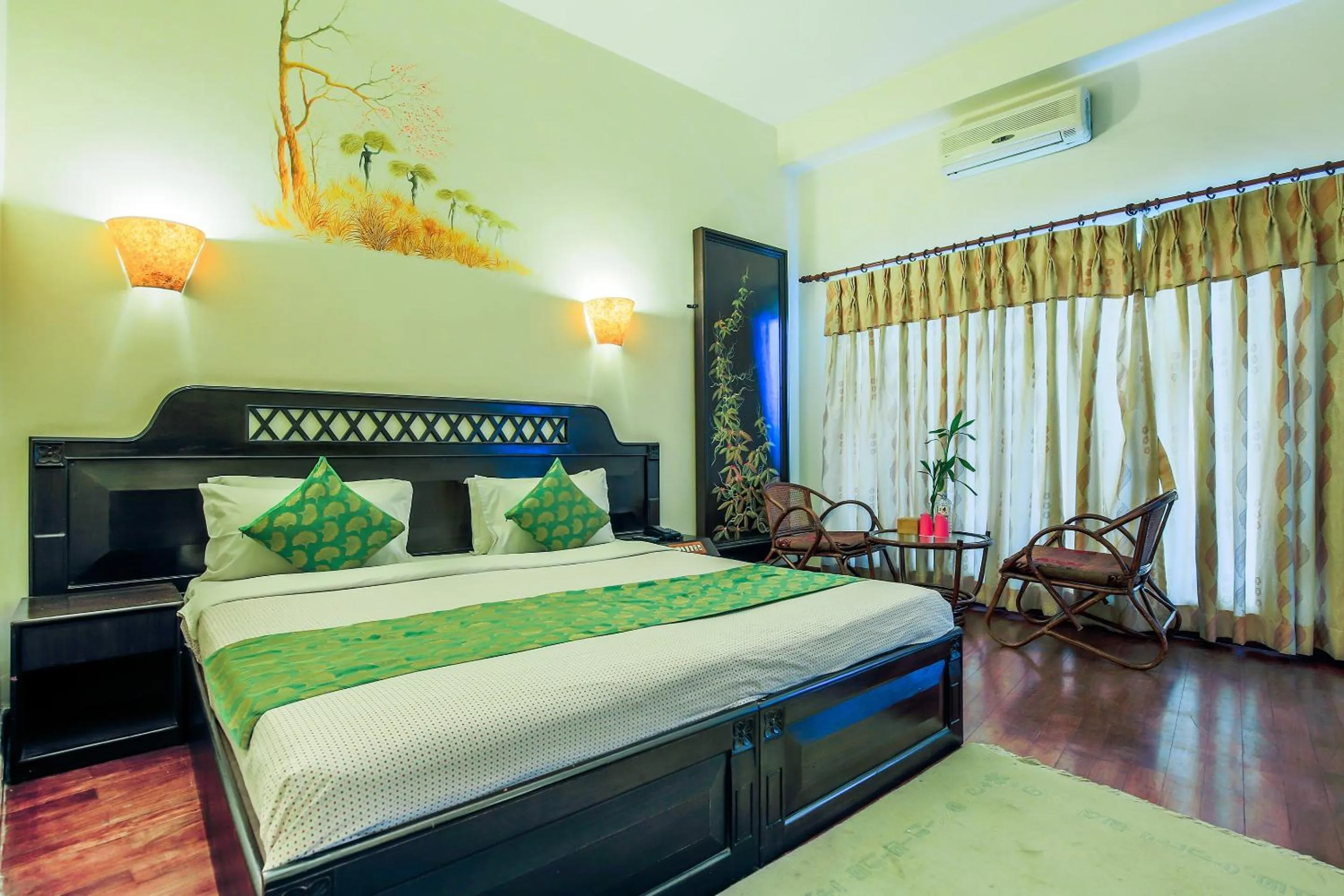 Bed in Siddhartha Hotel Narayangarh