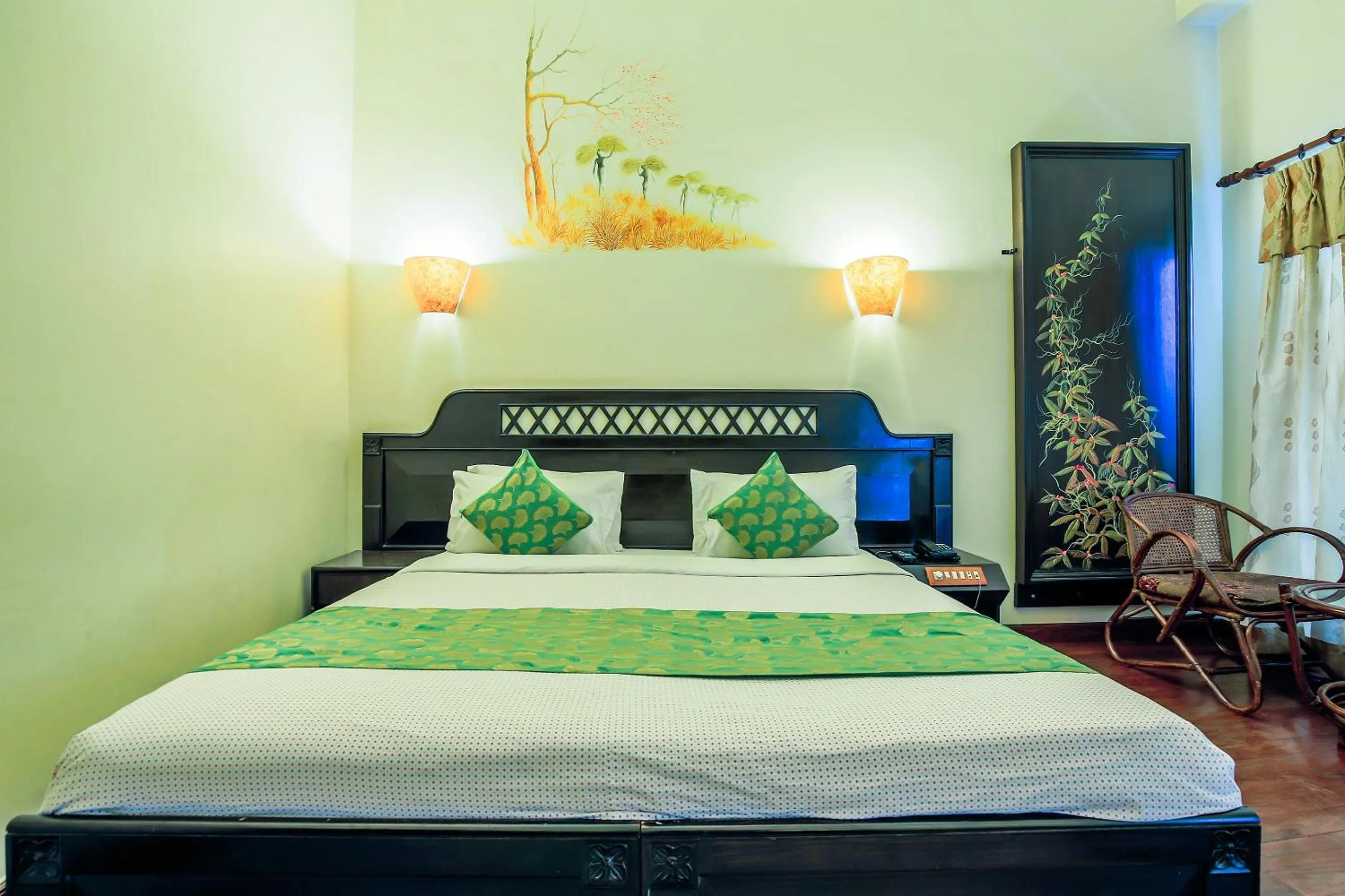 Bed in Siddhartha Hotel Narayangarh