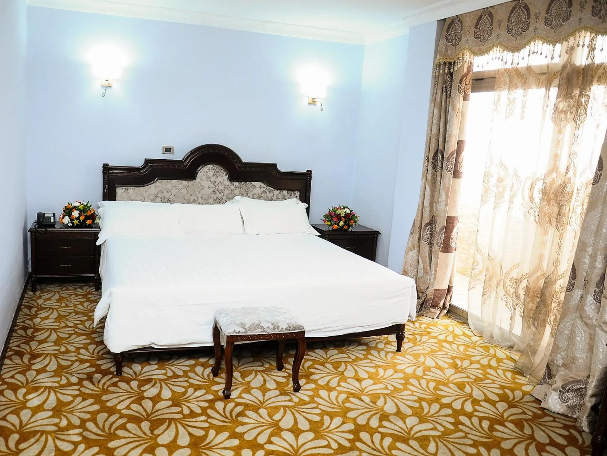 Bed in Ras Amba Hotel