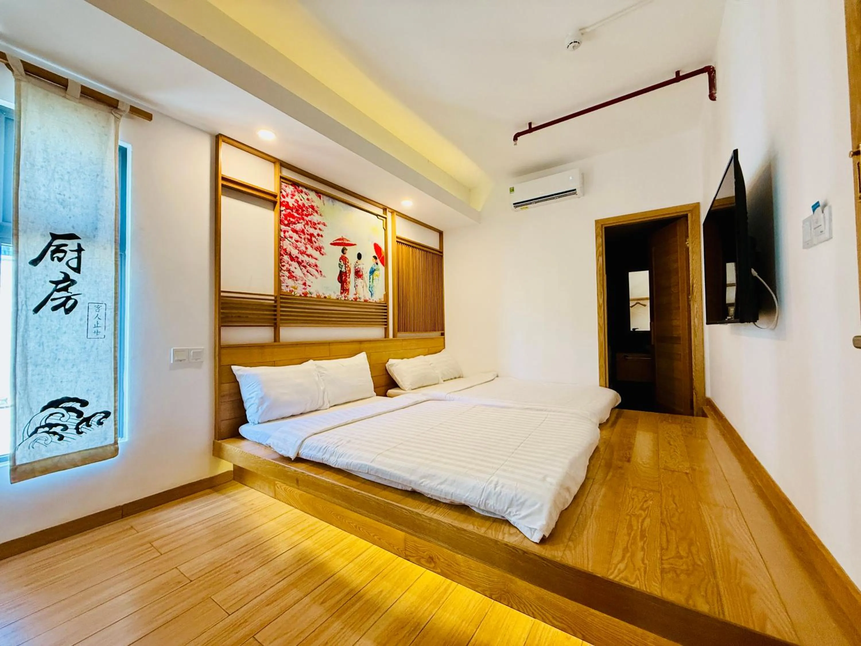 Bed in Fuji Boutique Hotel Nha Trang