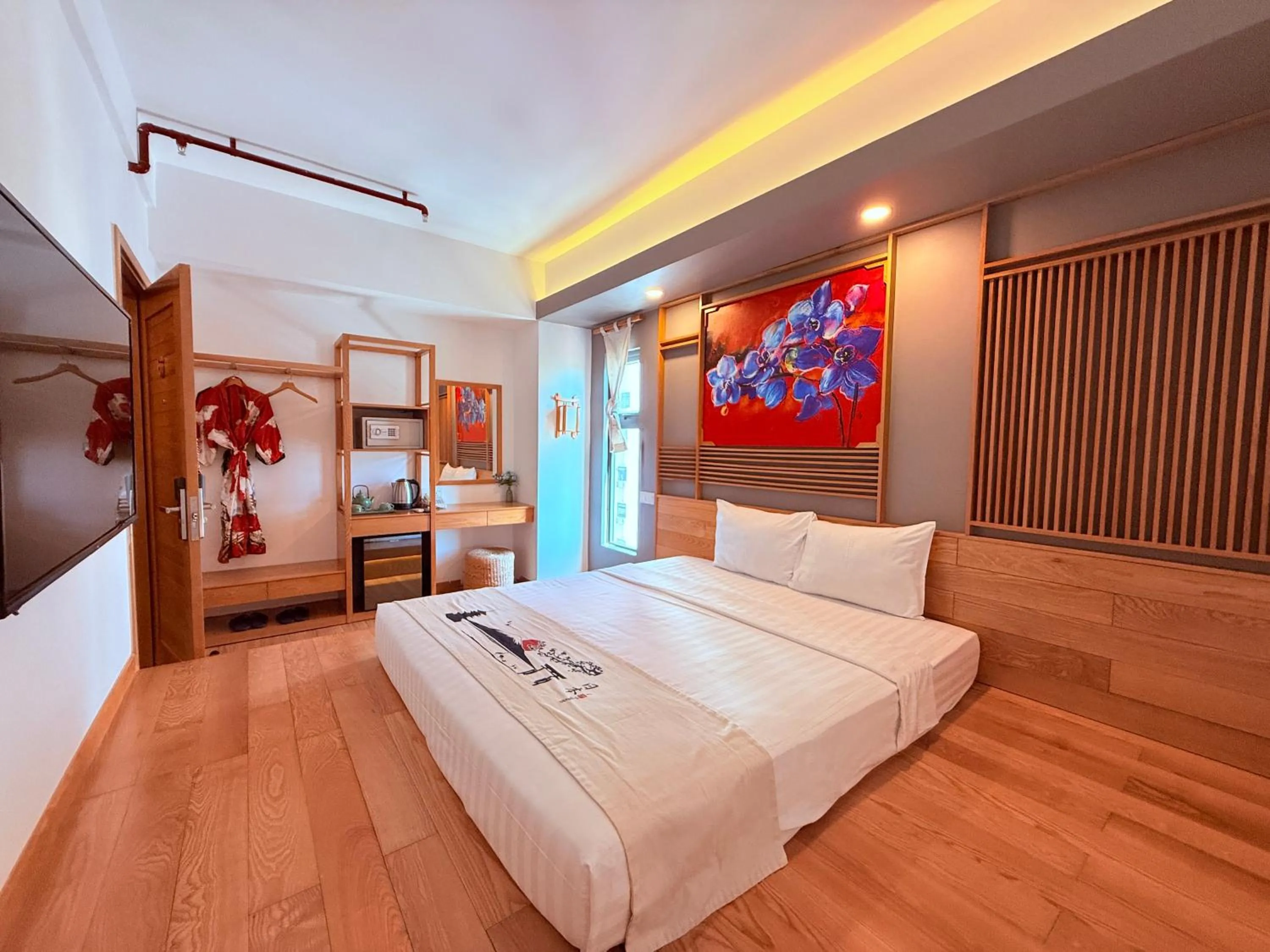 Bed in Fuji Boutique Hotel Nha Trang