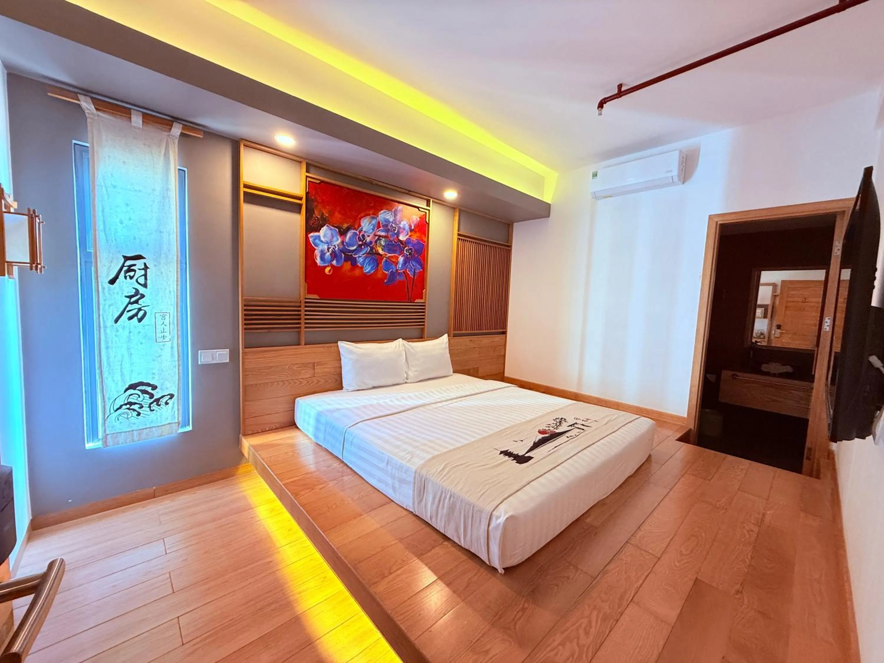 Bed in Fuji Boutique Hotel Nha Trang