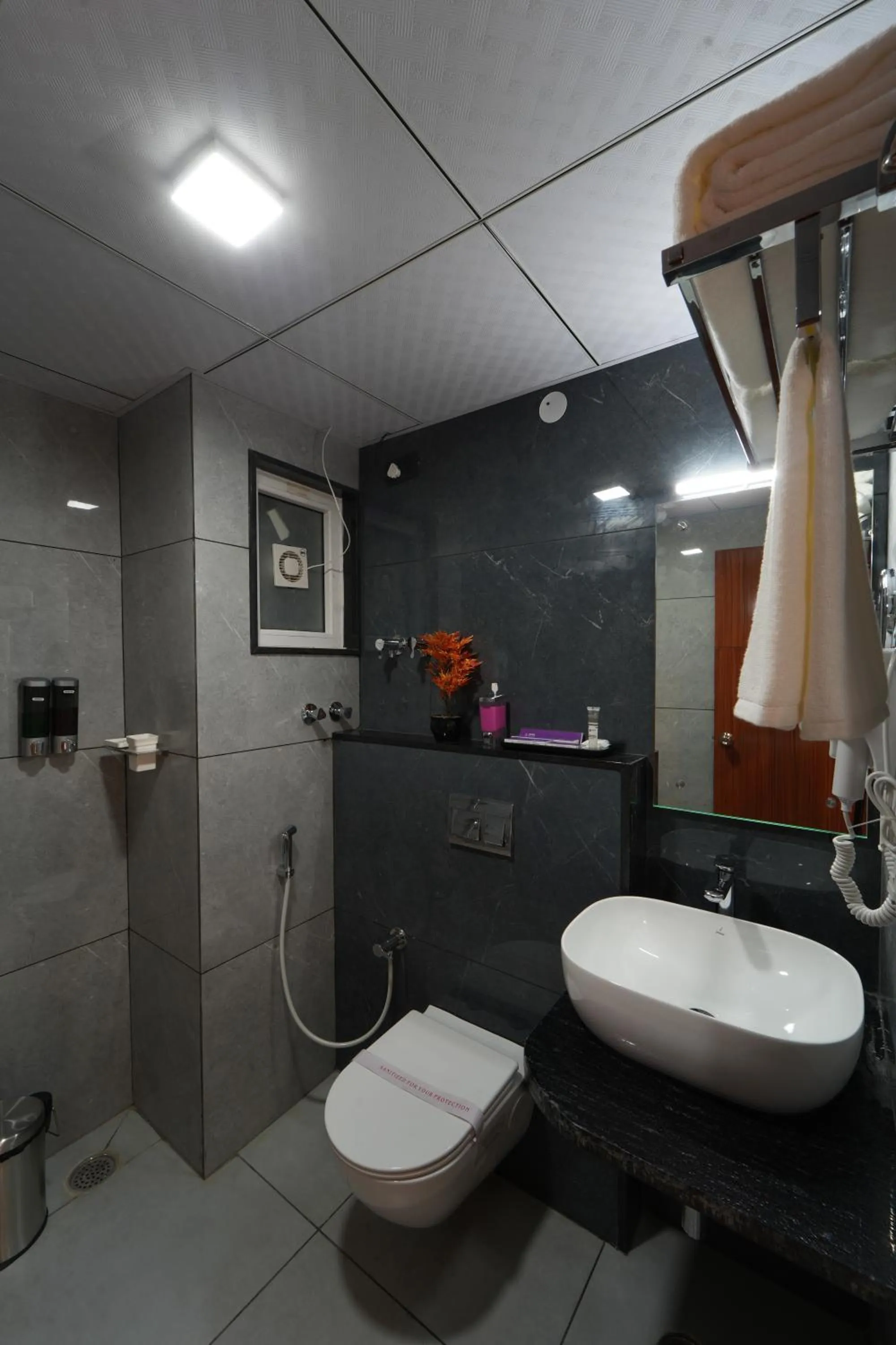 Shower in VOVO Boutique Hotel