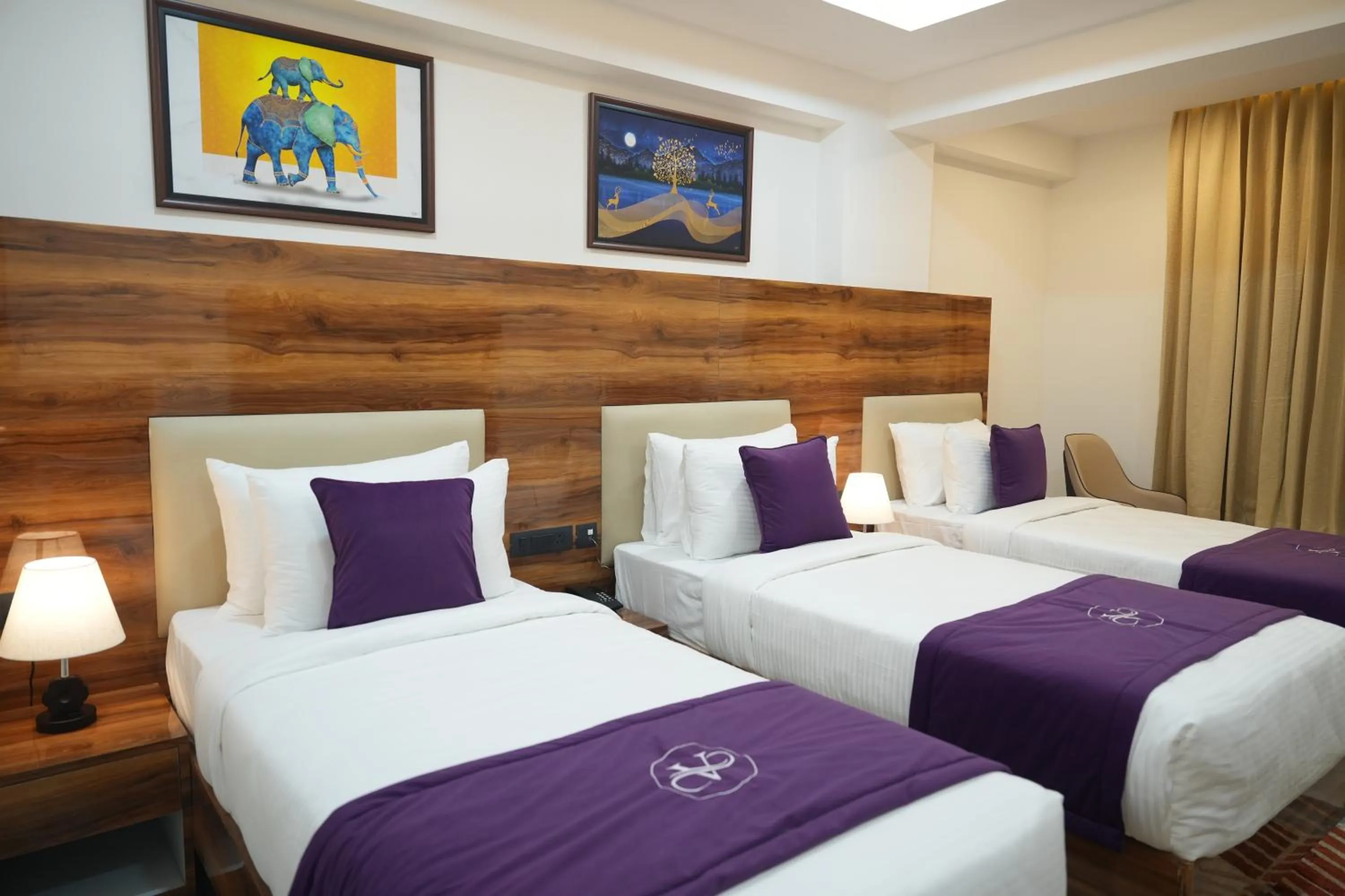 Bed in VOVO Boutique Hotel