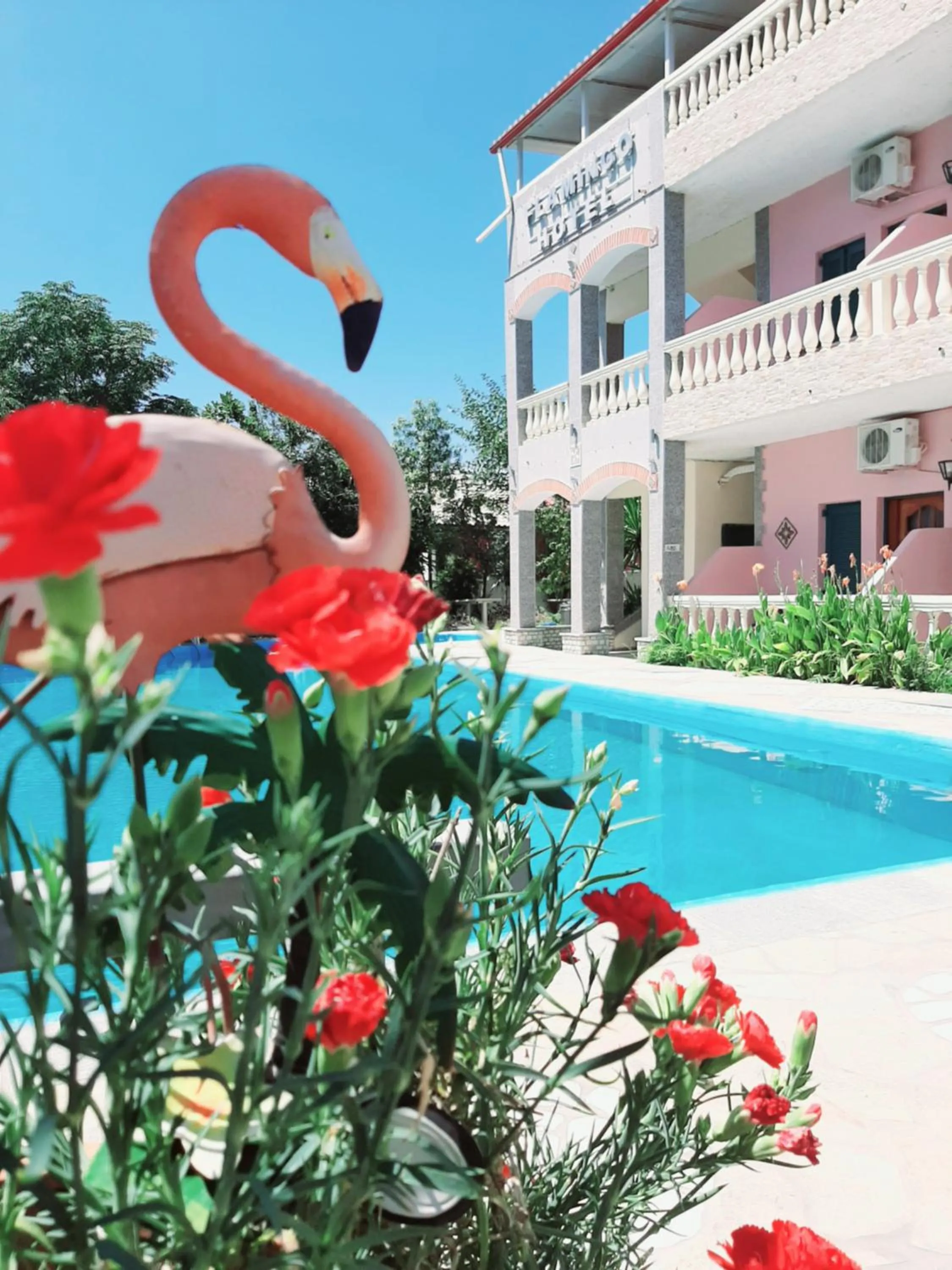 Property building in Flamingo Apartments Moraitika Corfu