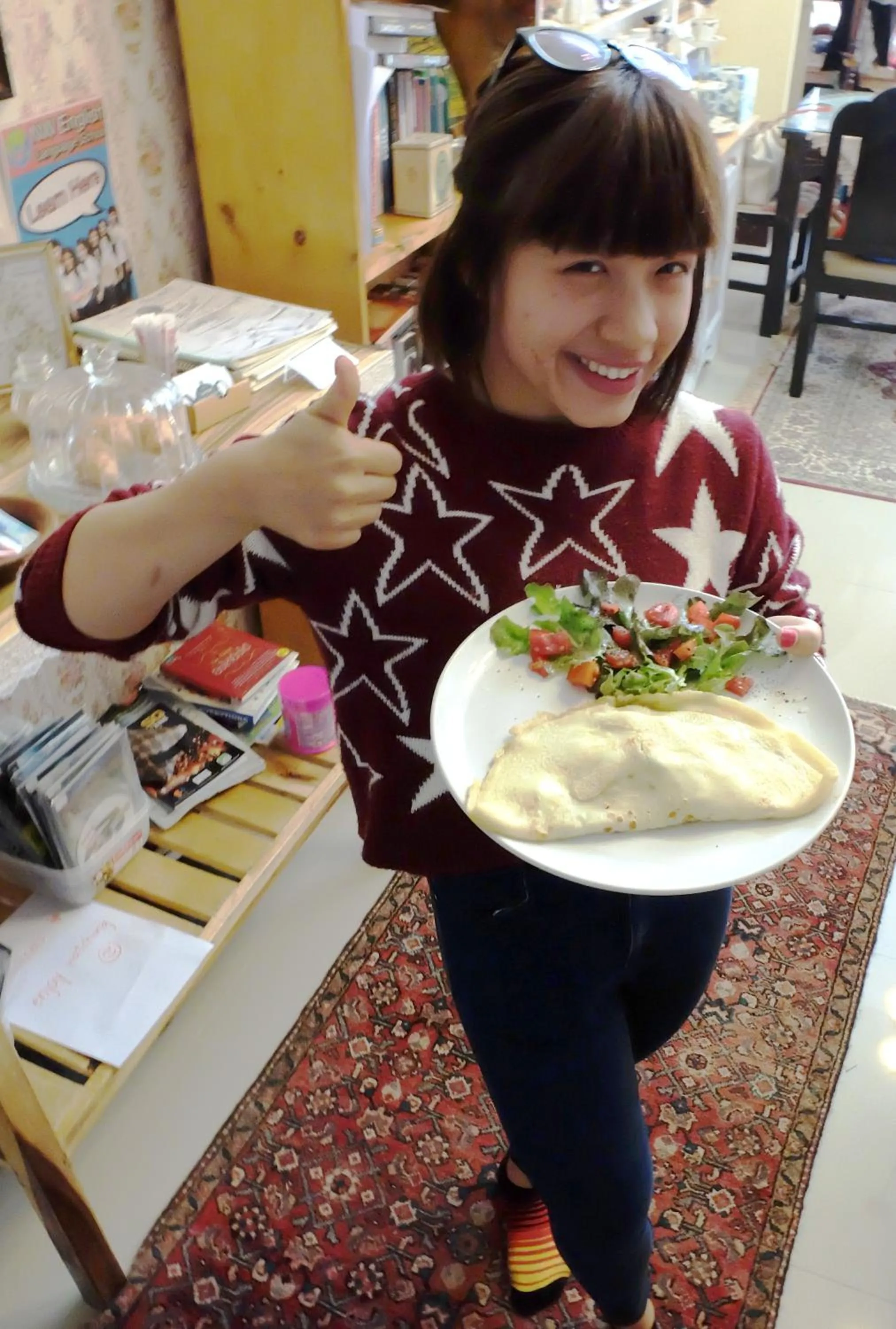 Guests in The London Tearoom