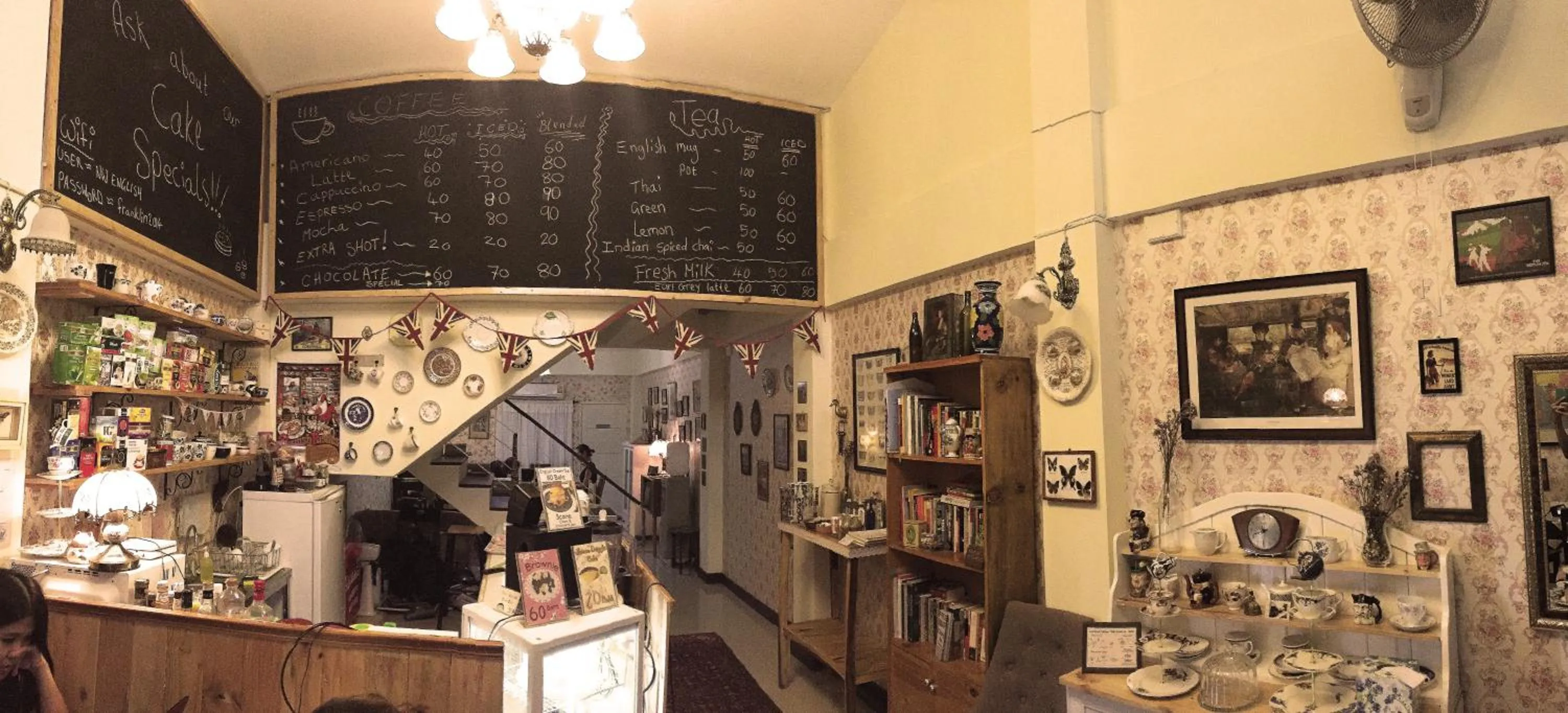 Lobby or reception in The London Tearoom