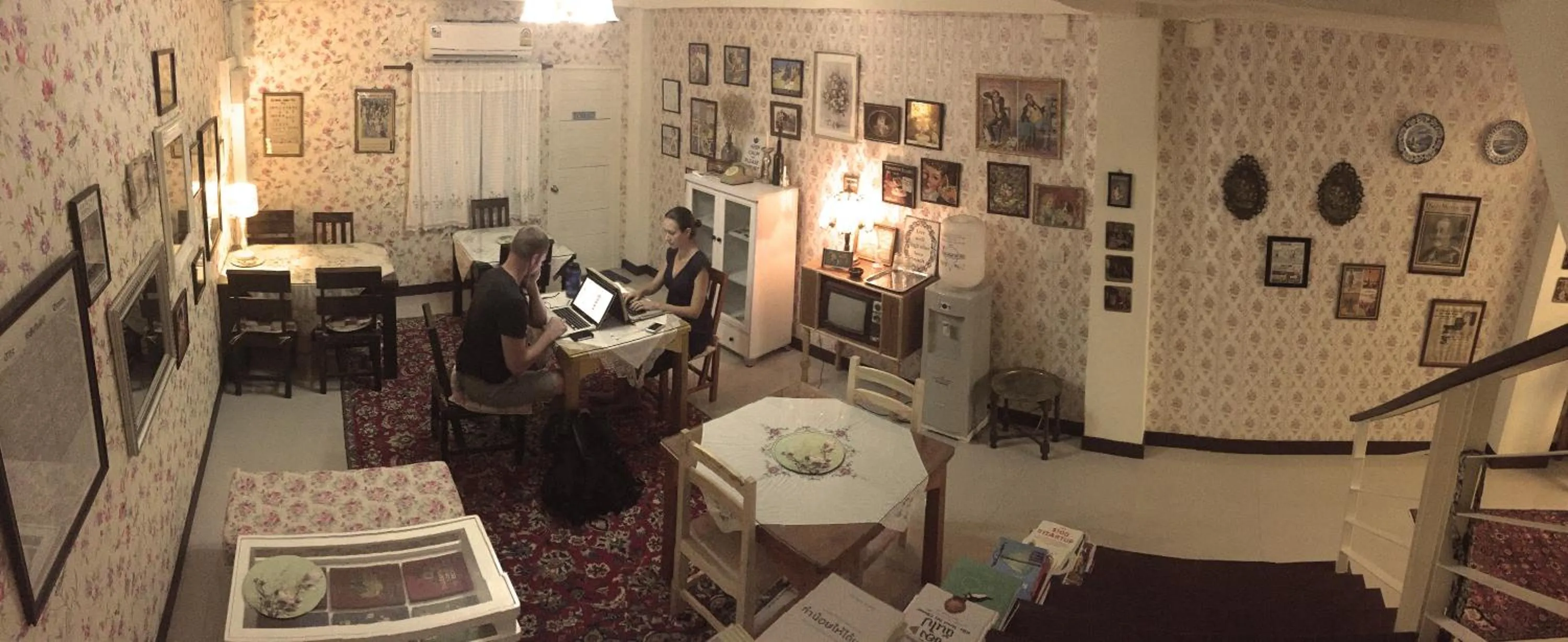 Guests in The London Tearoom