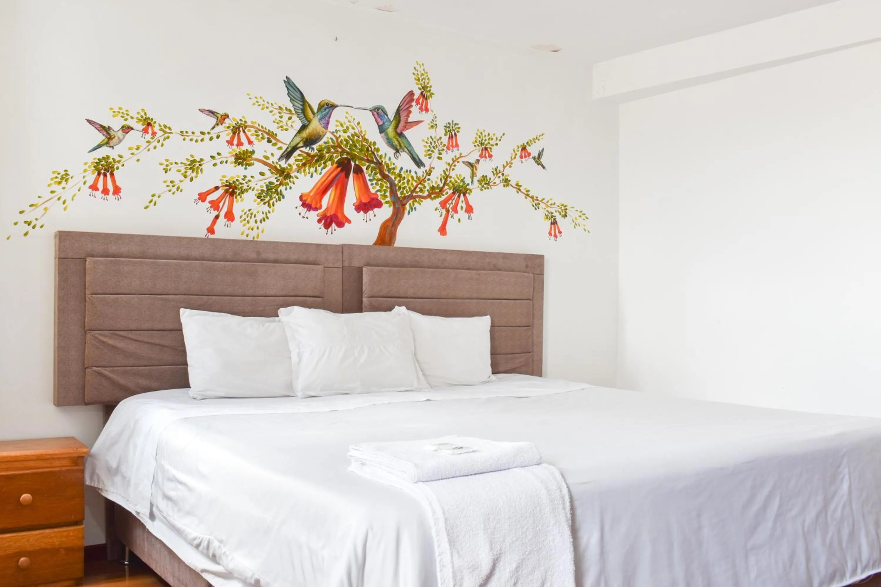 Bed in Apart Hotel El Puma